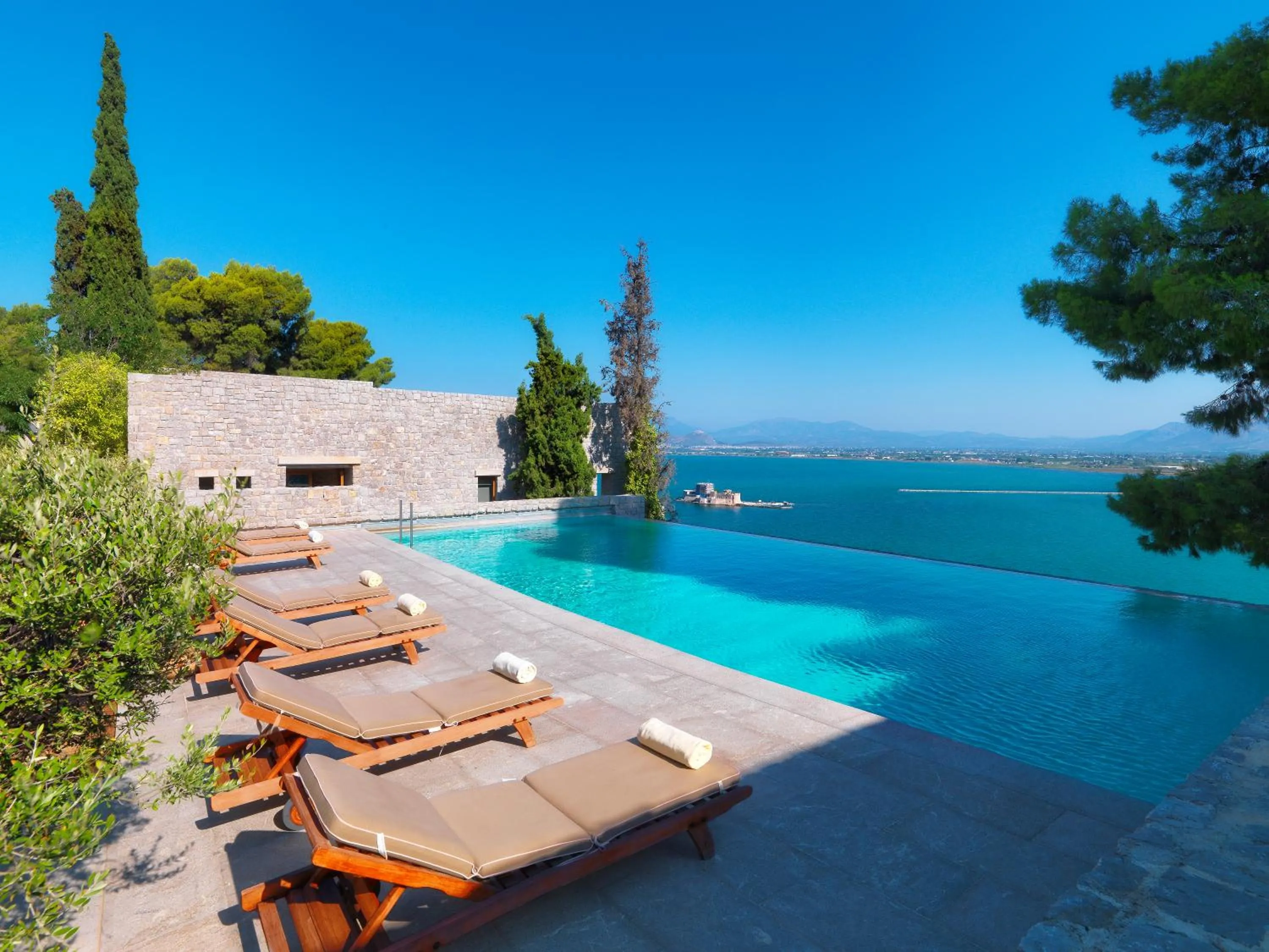 Pool view in Nafplia Palace Hotel & Villas