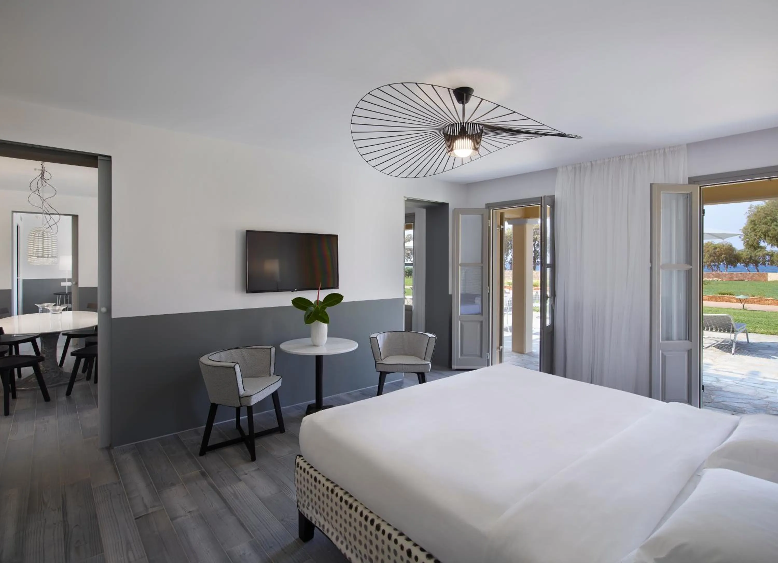 View (from property/room), Bed in Kalimera Kriti Hotel & Village Resort