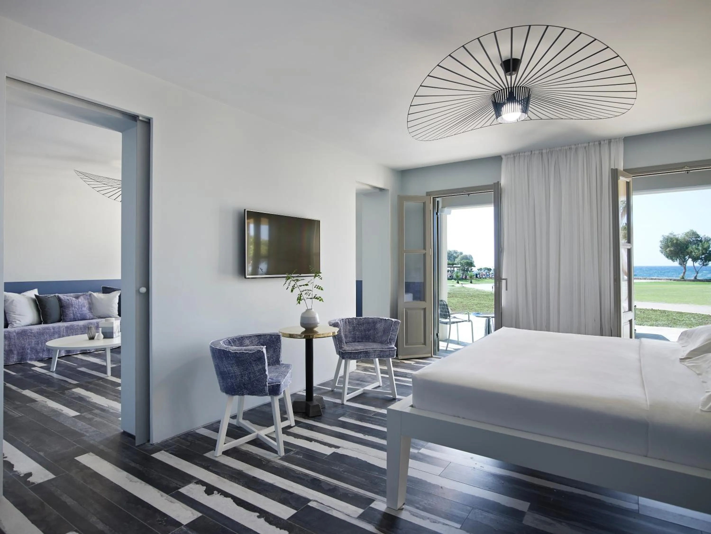 View (from property/room), Bed in Kalimera Kriti Hotel & Village Resort