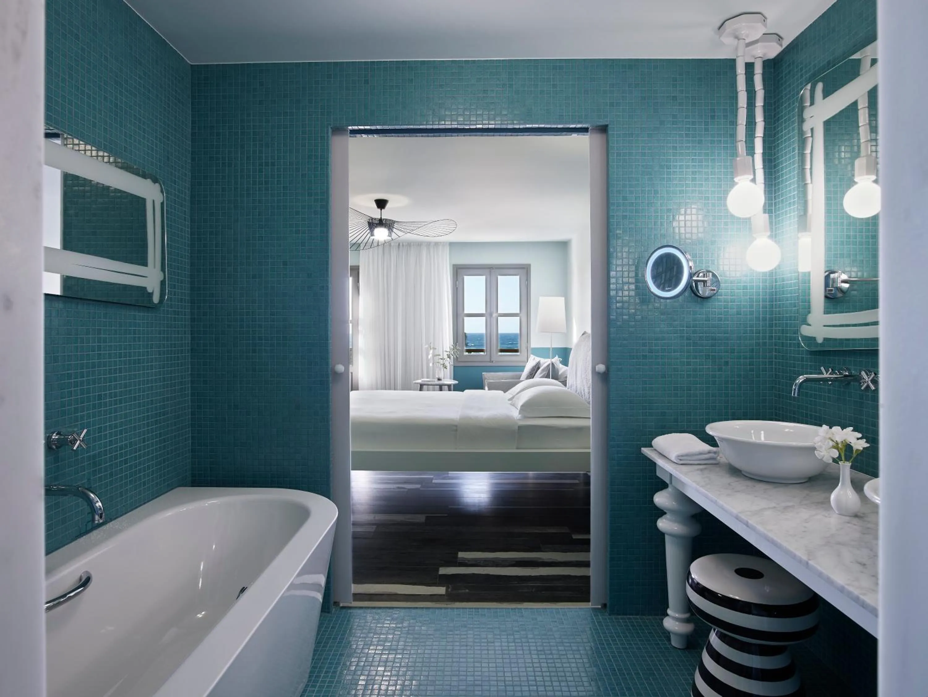 Toilet, Bed in Kalimera Kriti Hotel & Village Resort