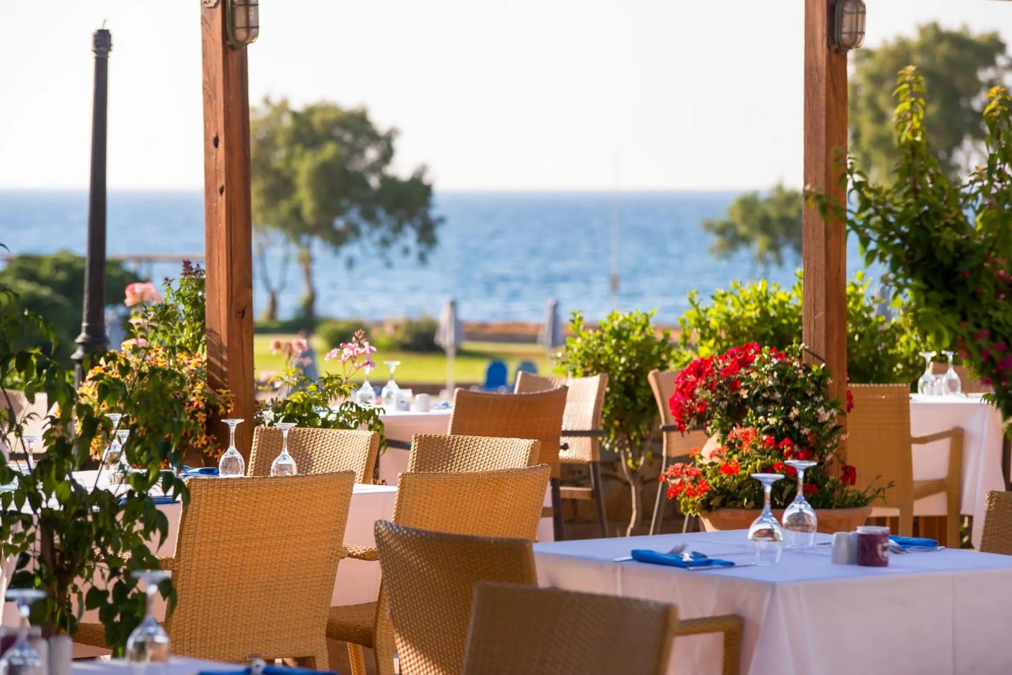 Patio in Kalimera Kriti Hotel & Village Resort