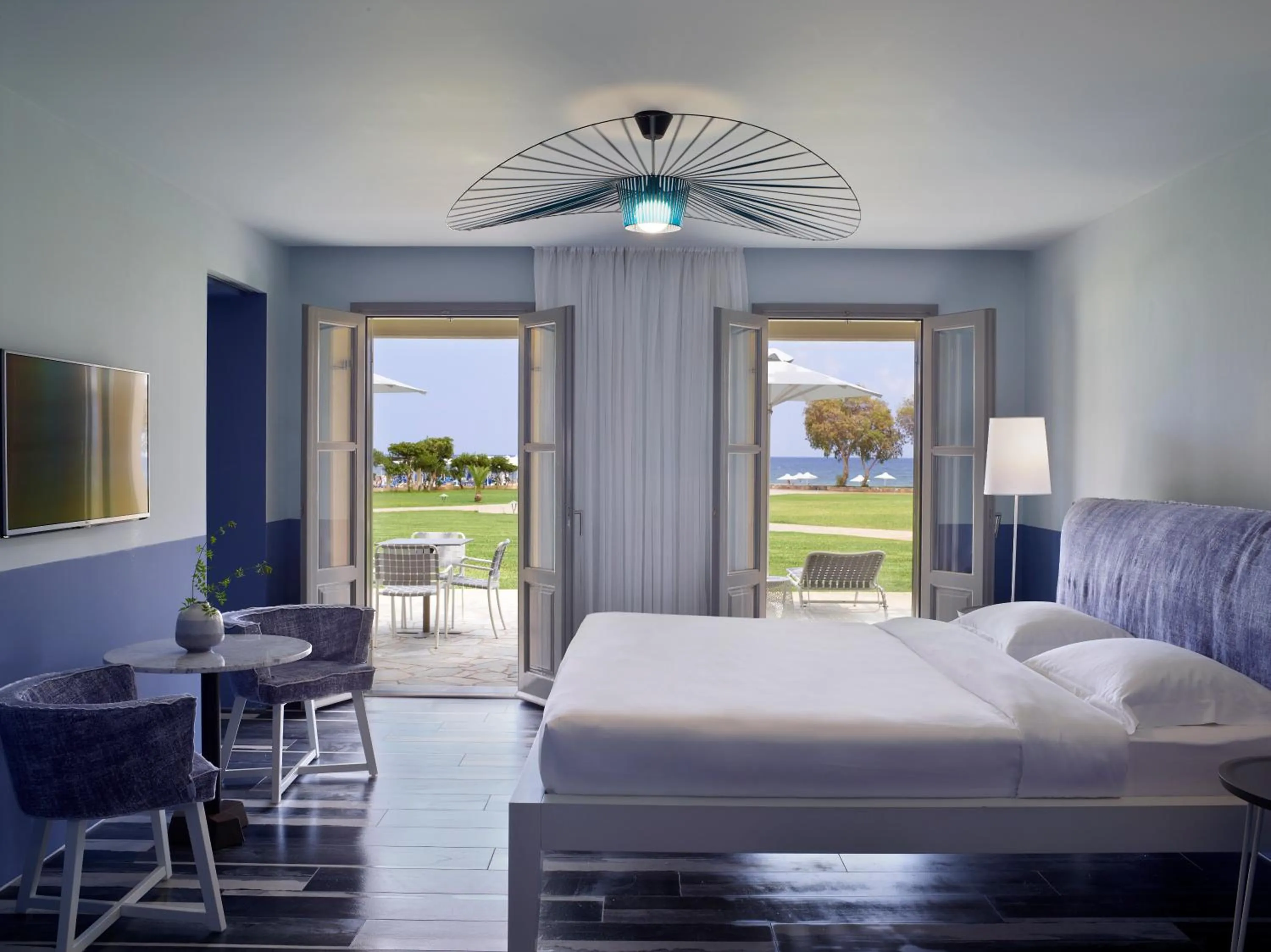 View (from property/room), Bed in Kalimera Kriti Hotel & Village Resort