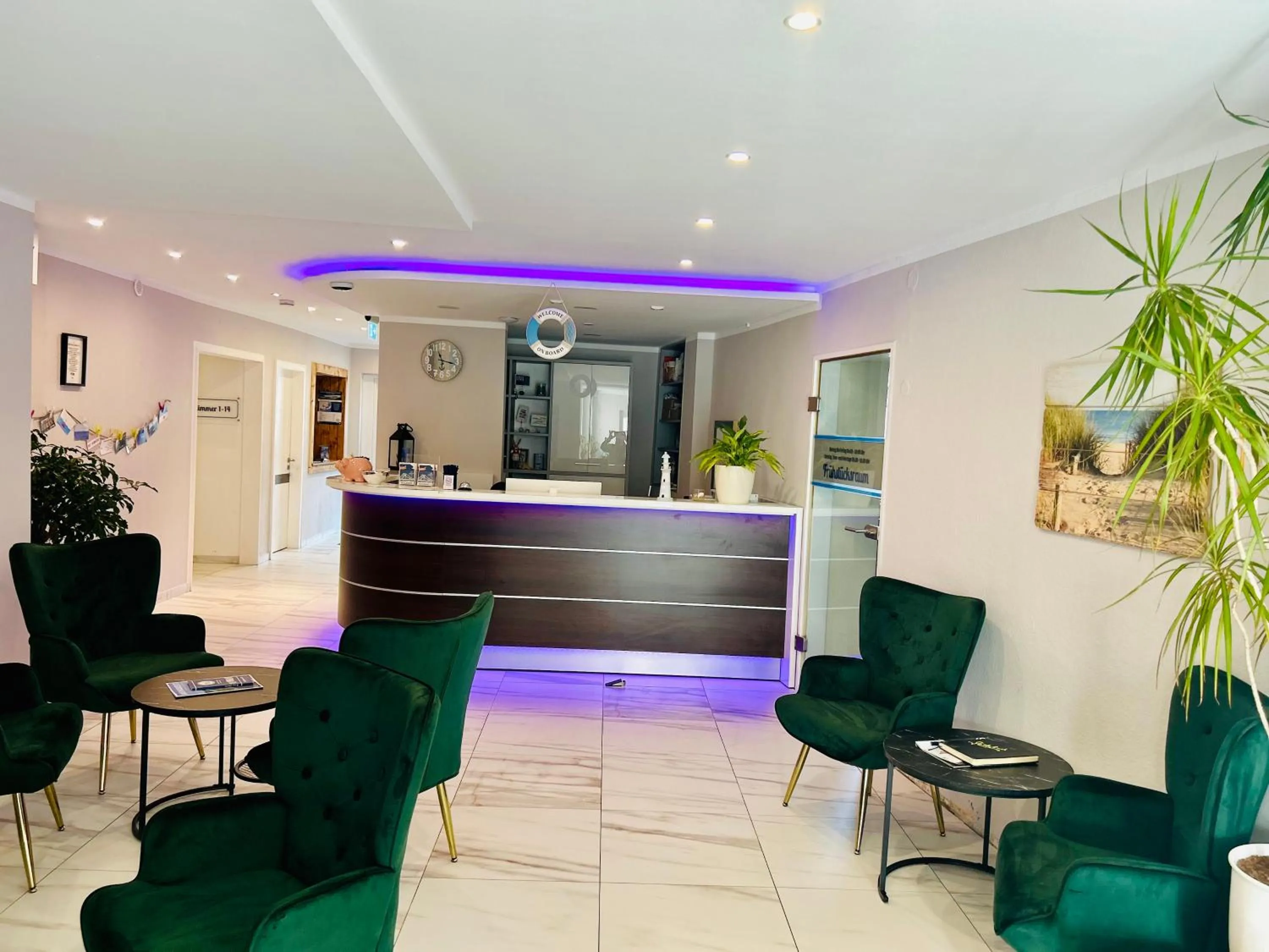 Lobby or reception in tauwerk Hotel