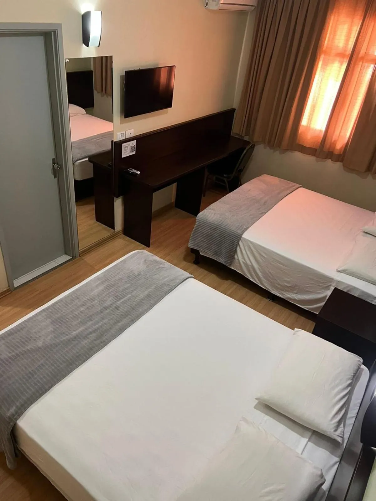 Bed in Dom Pedro I Palace Hotel