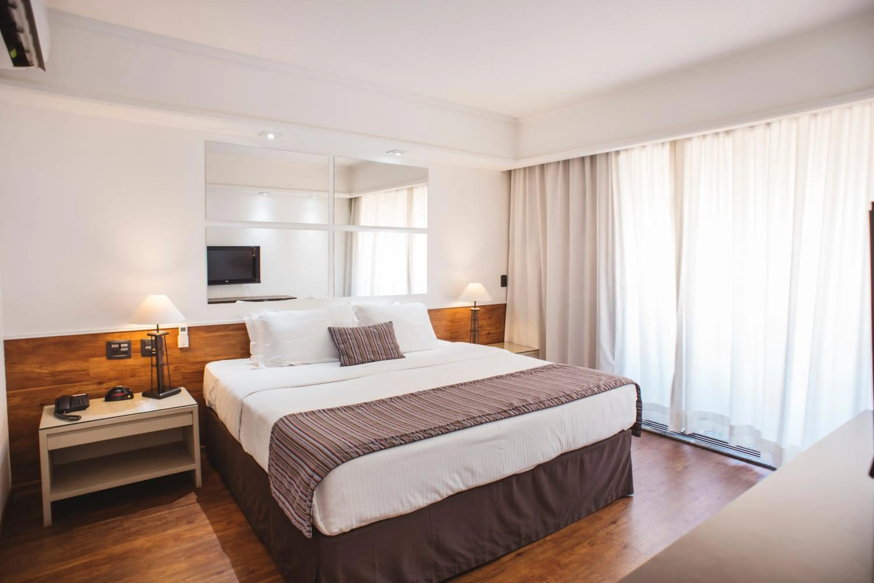 Bed in Hotel Golden Park Campinas Cambuí By Nacional Inn