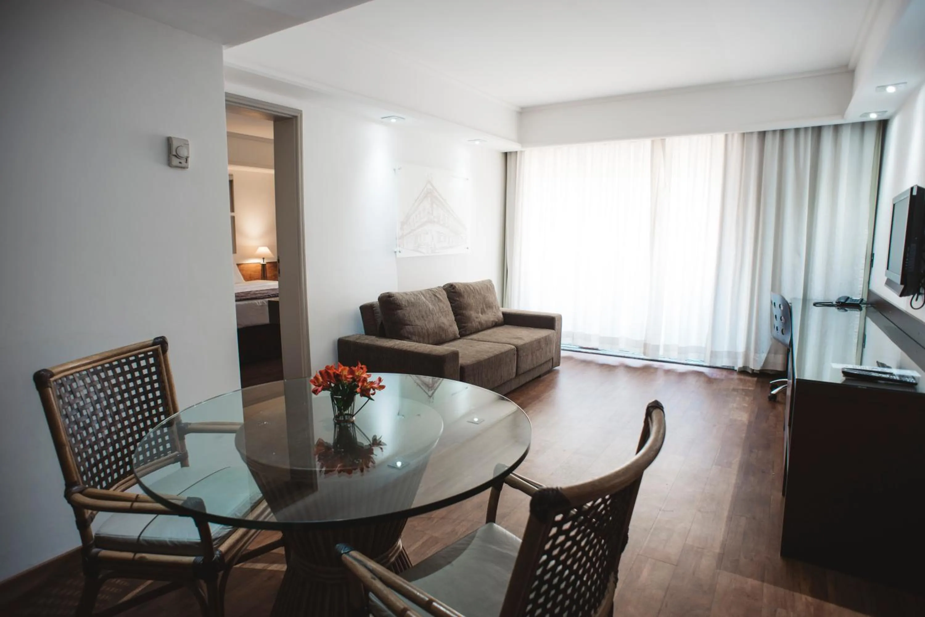 Living room in Hotel Golden Park Campinas Cambuí By Nacional Inn