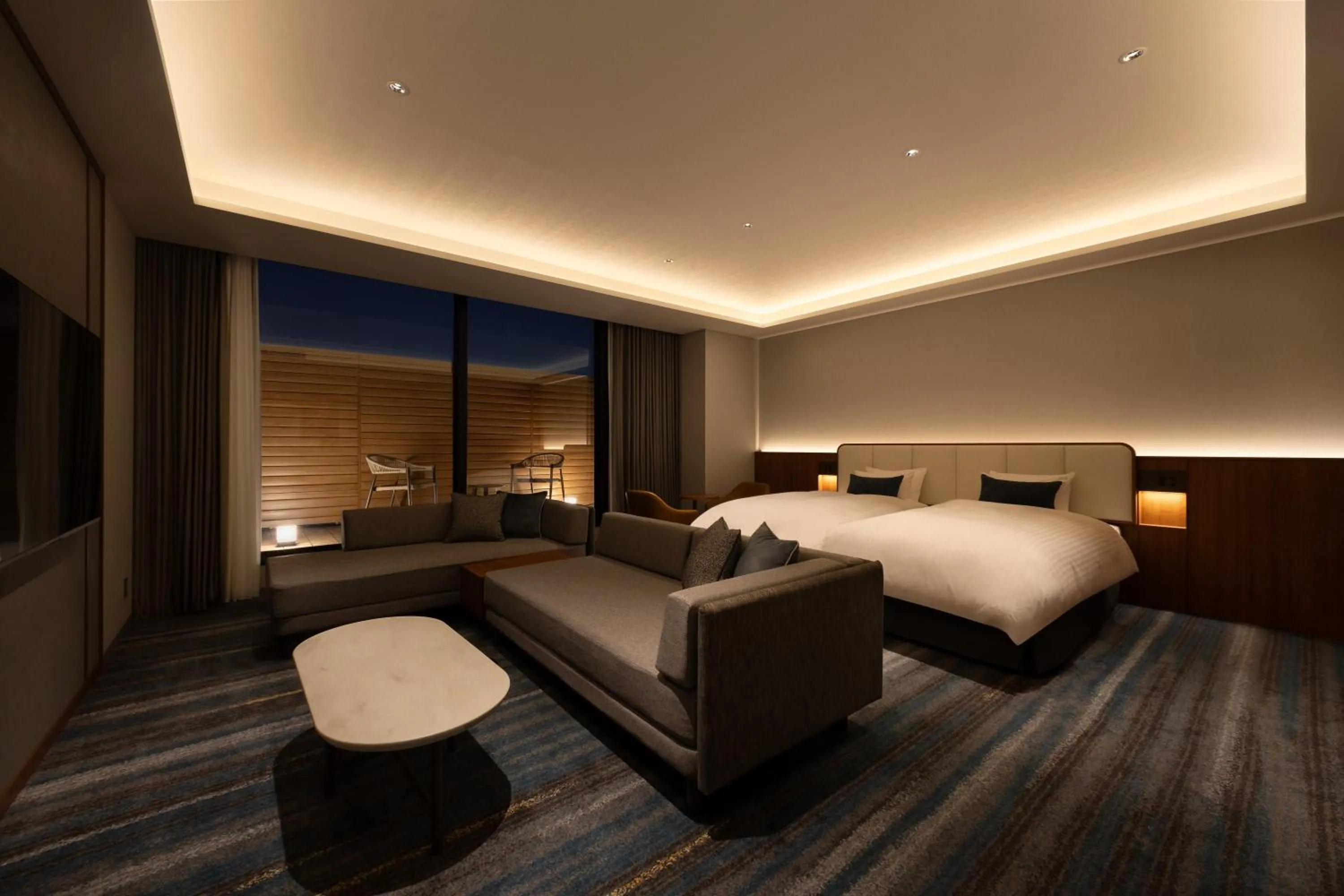 Photo of the whole room, Bed in Namba Oriental Hotel