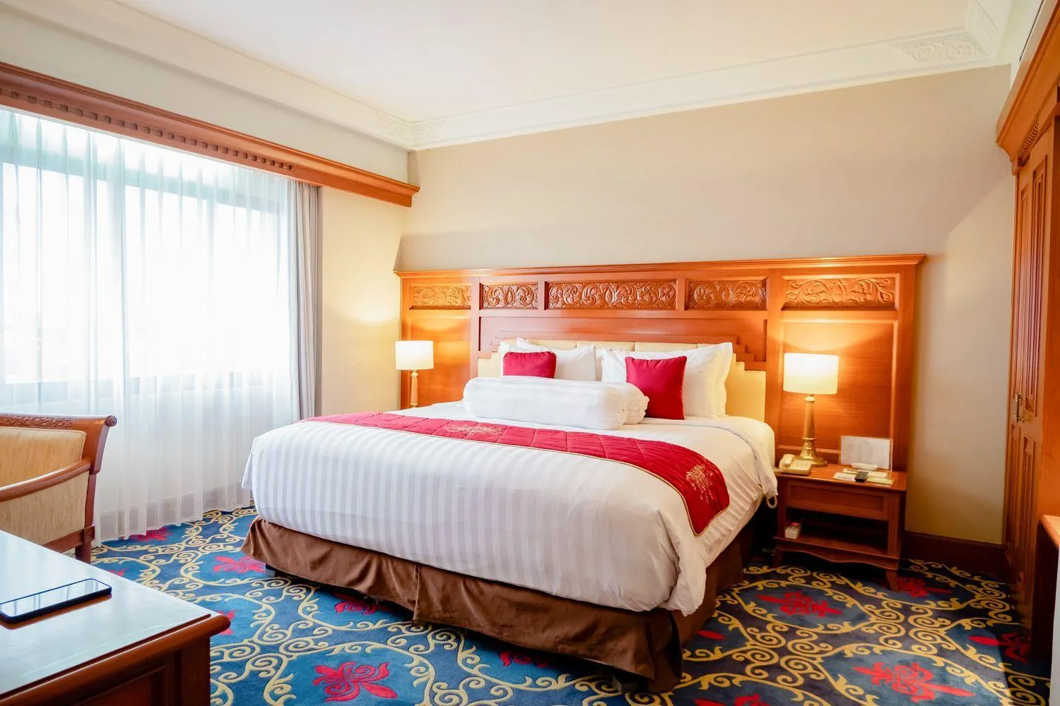 Bedroom, Bed in The Sunan Hotel Solo