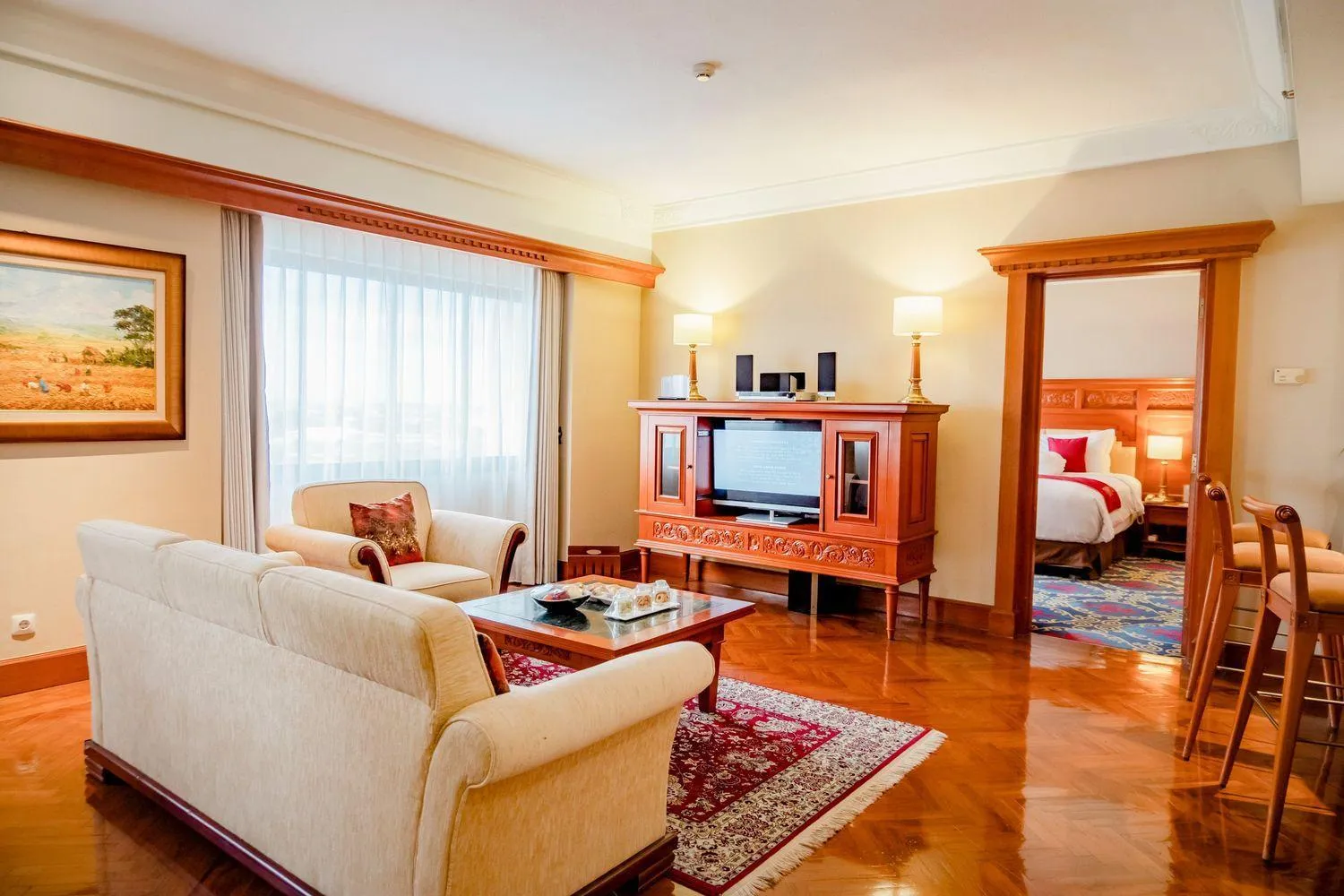 Bedroom in The Sunan Hotel Solo