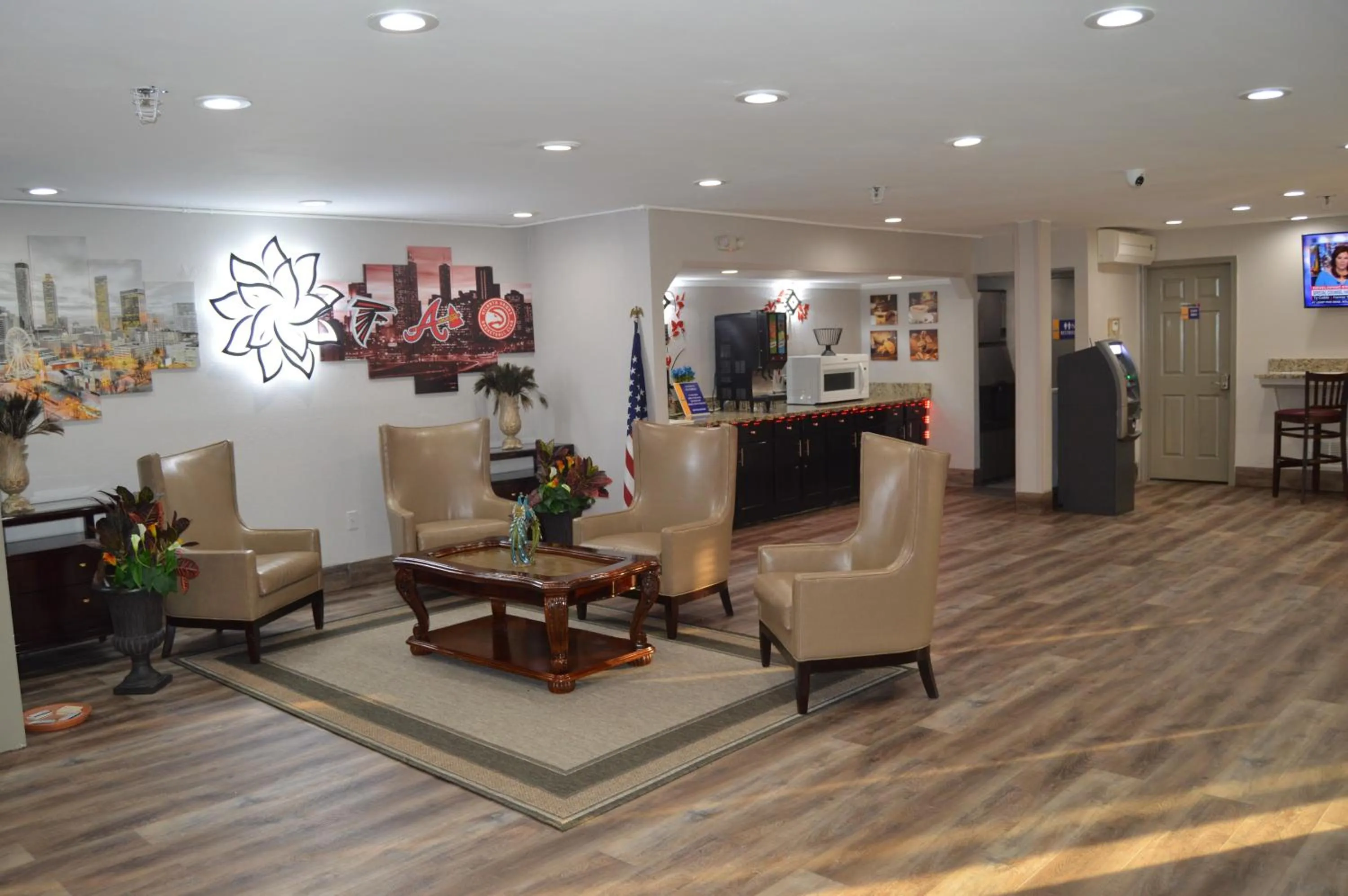 Seating area in Days Inn by Wyndham Marietta-Atlanta-Delk Road