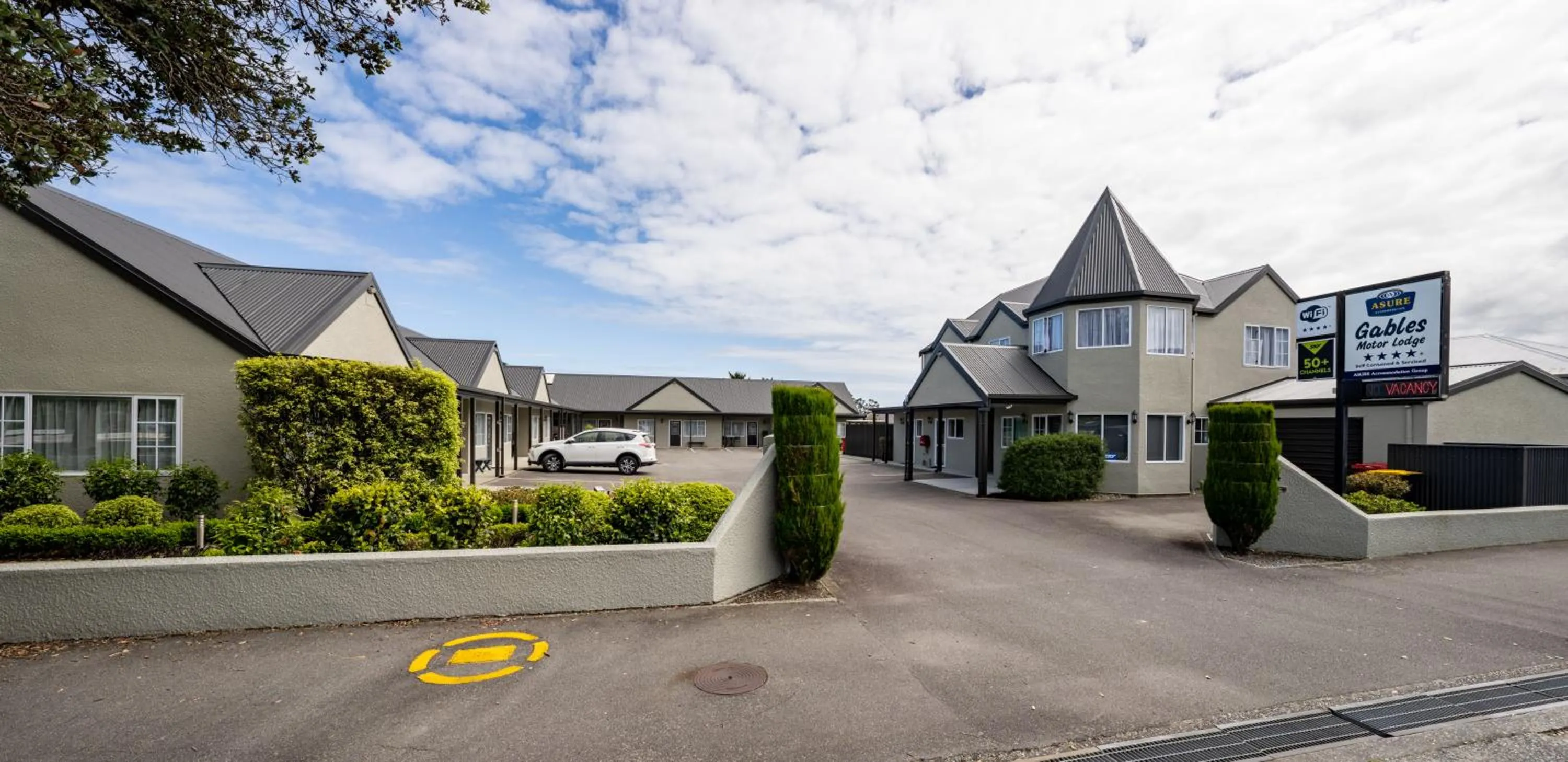 Property building in ASURE Gables Motor Lodge