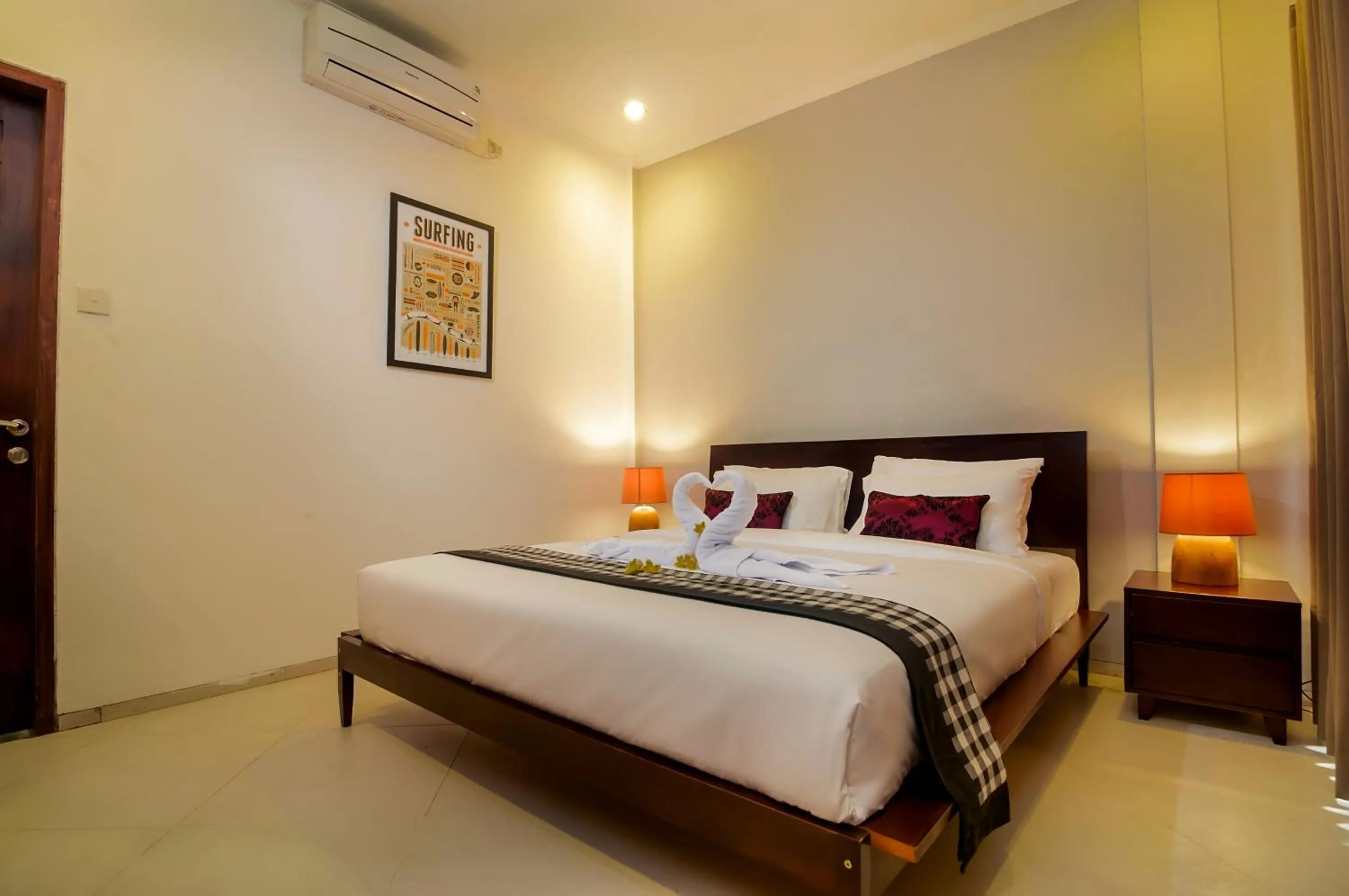 Bedroom, Bed in Mawar Estate by Villas Direct Bali