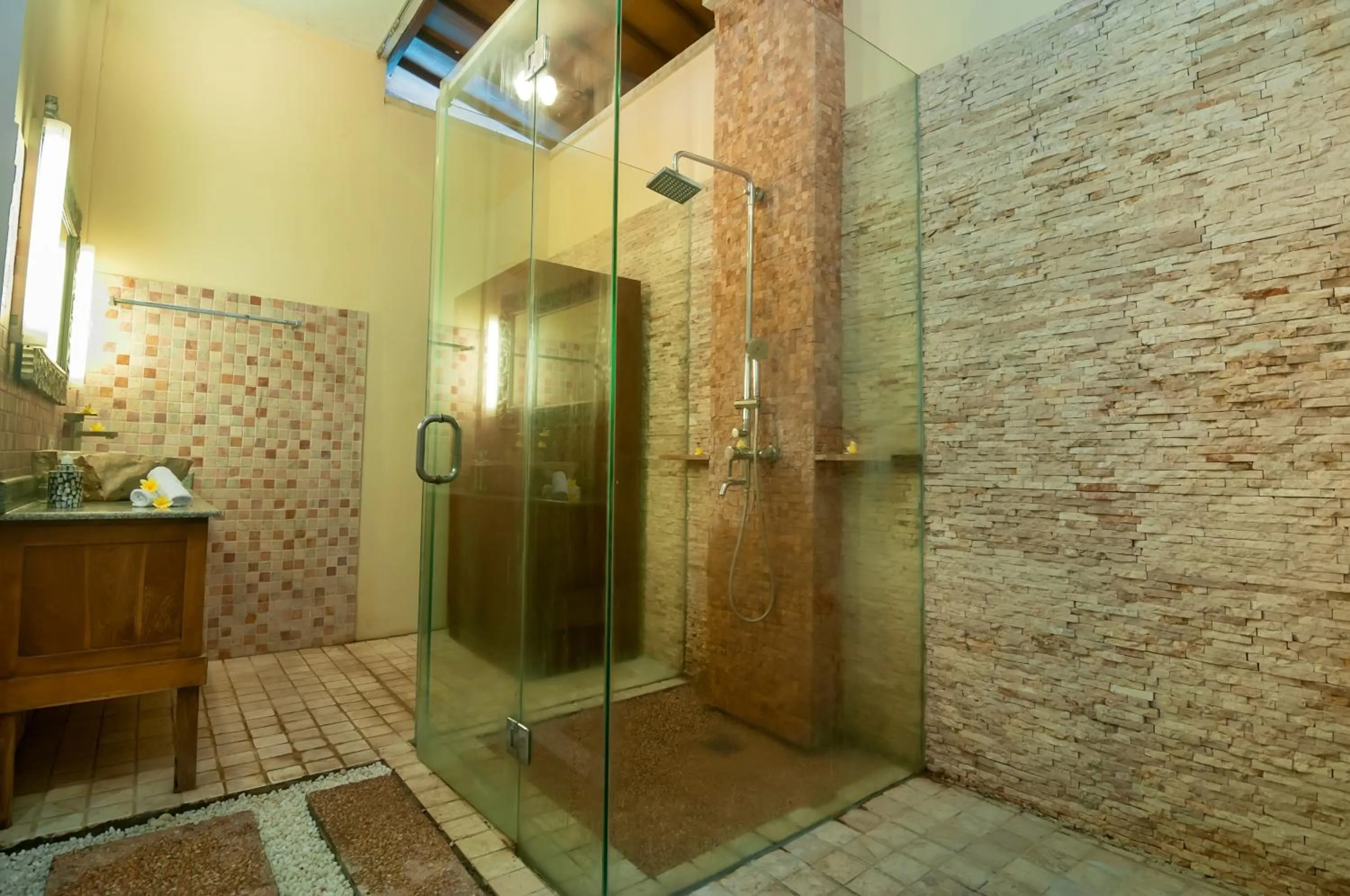 Bathroom in Mawar Estate by Villas Direct Bali