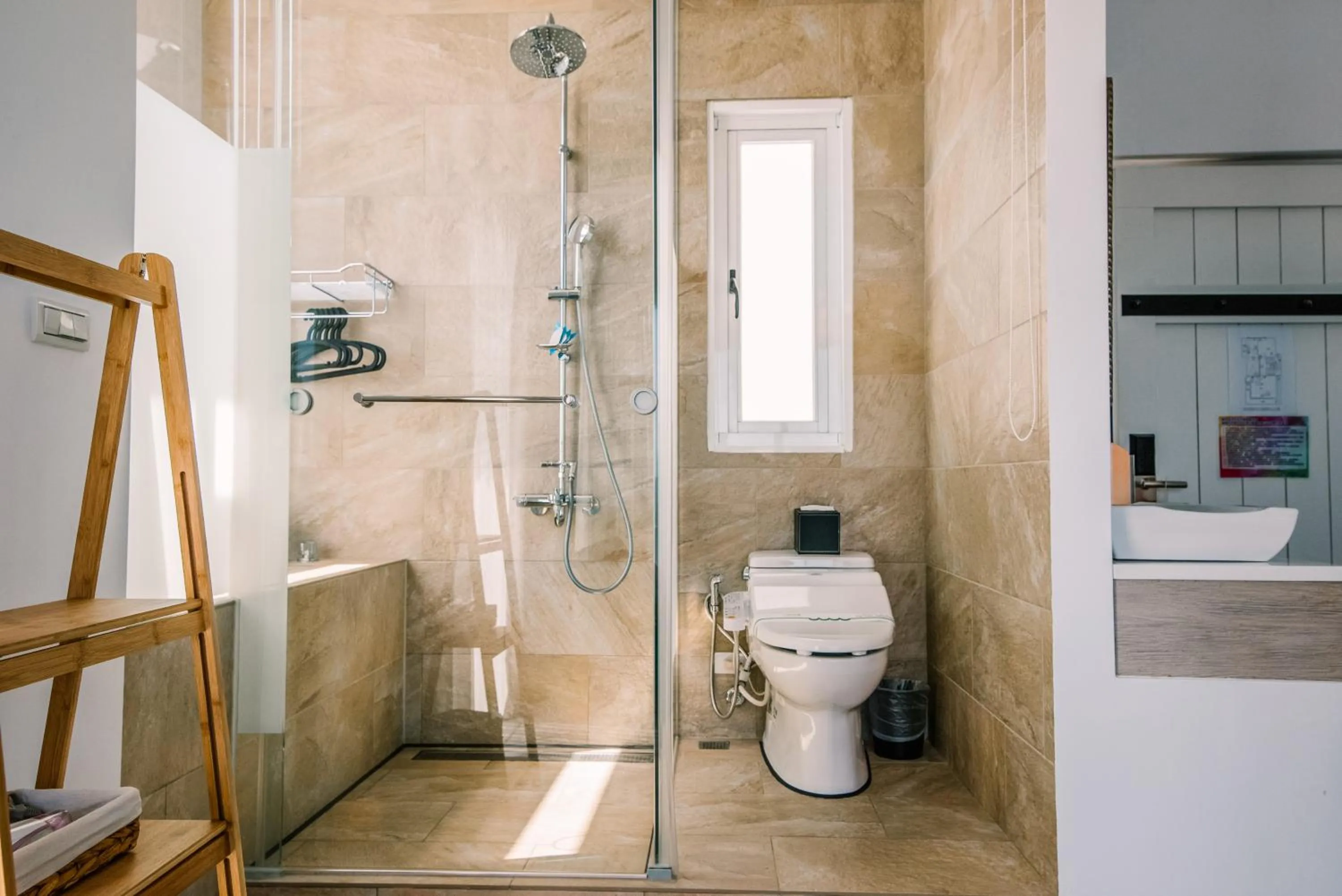 Bathroom in Color Coral Boutique Hotel