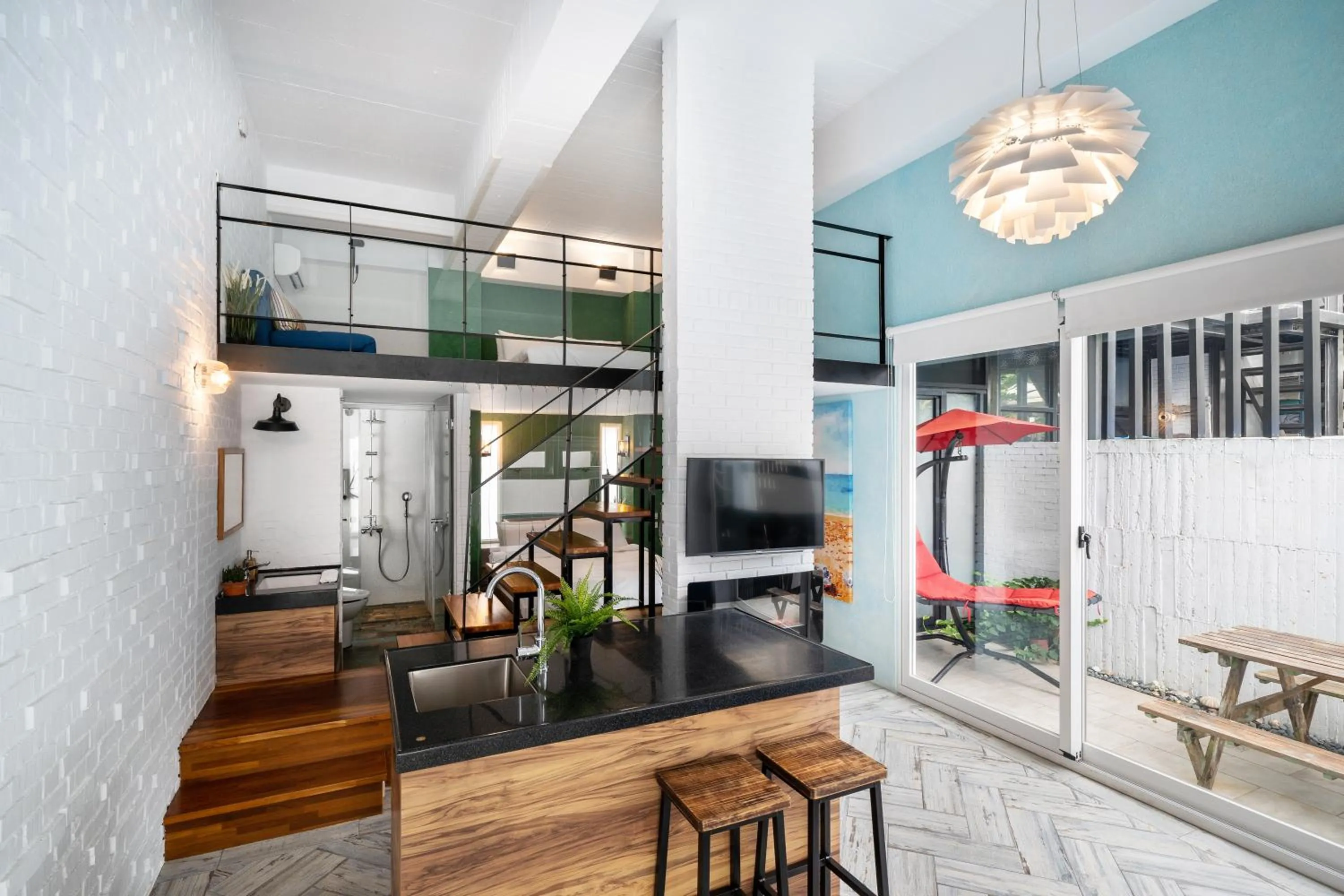 Living room in Color Coral Boutique Hotel