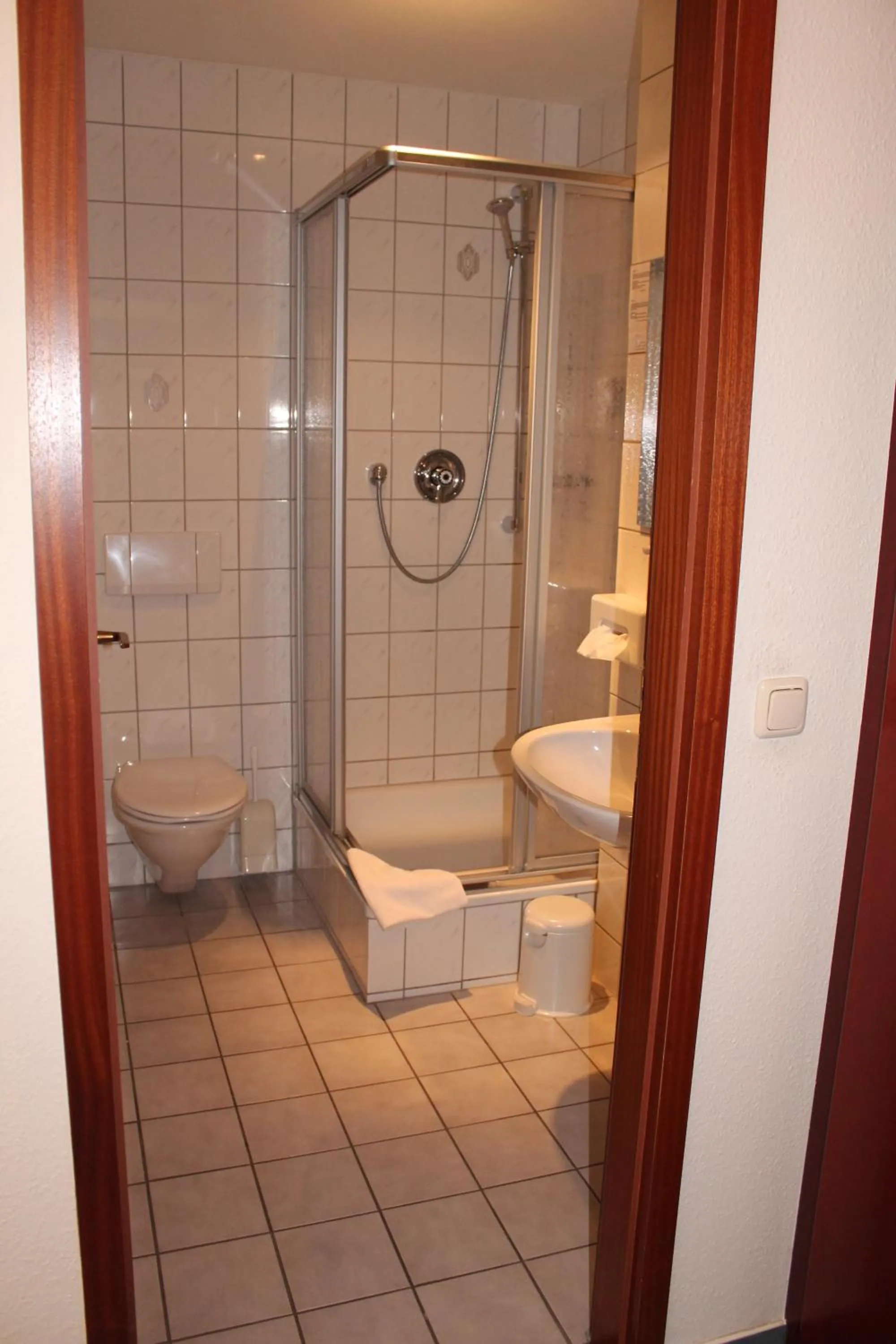 Bathroom in Hotel Anhalt