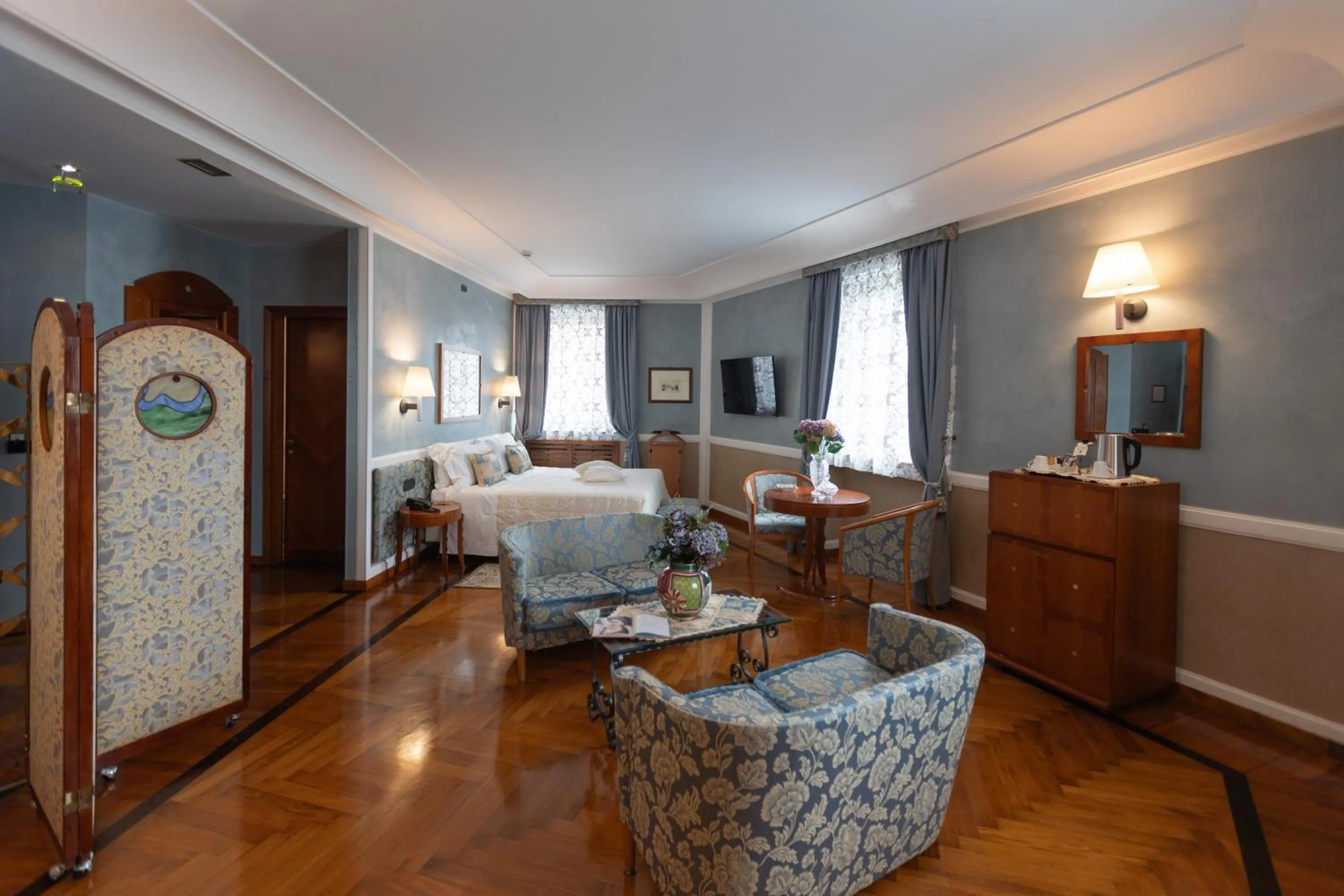 Bedroom, Bed in Grand Hotel Ortigia