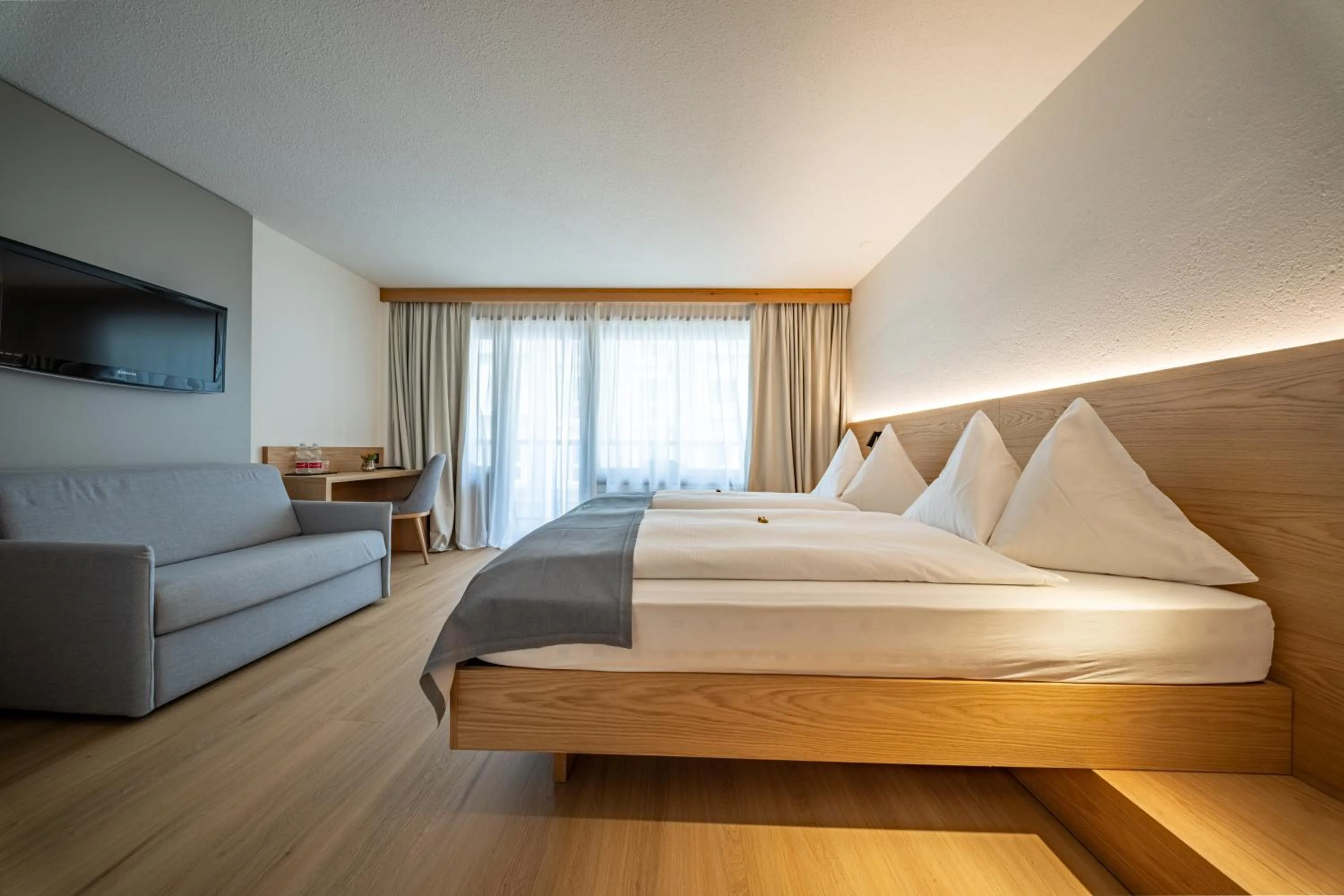 Bed in Hotel Piz St. Moritz