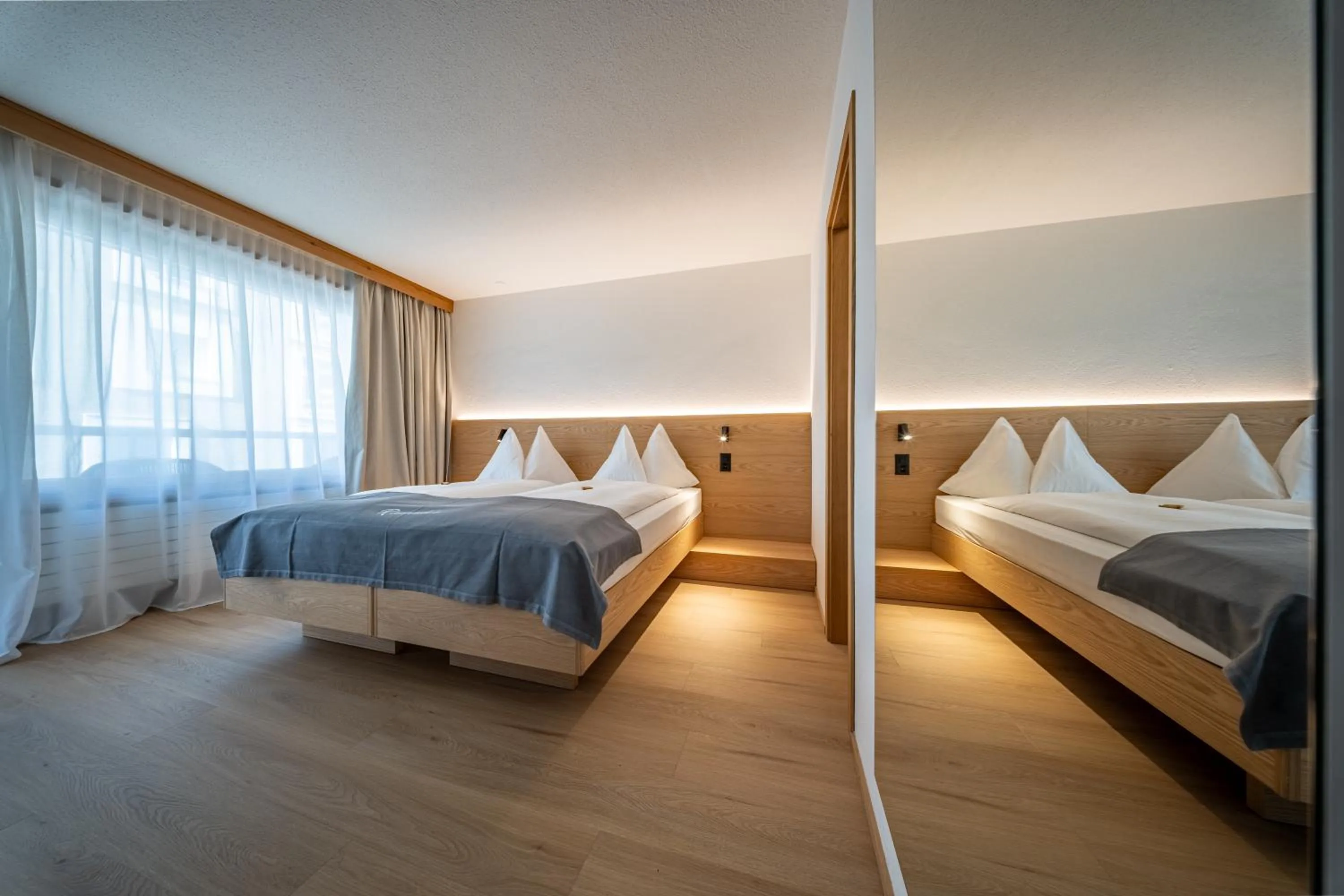 Bed in Hotel Piz St. Moritz