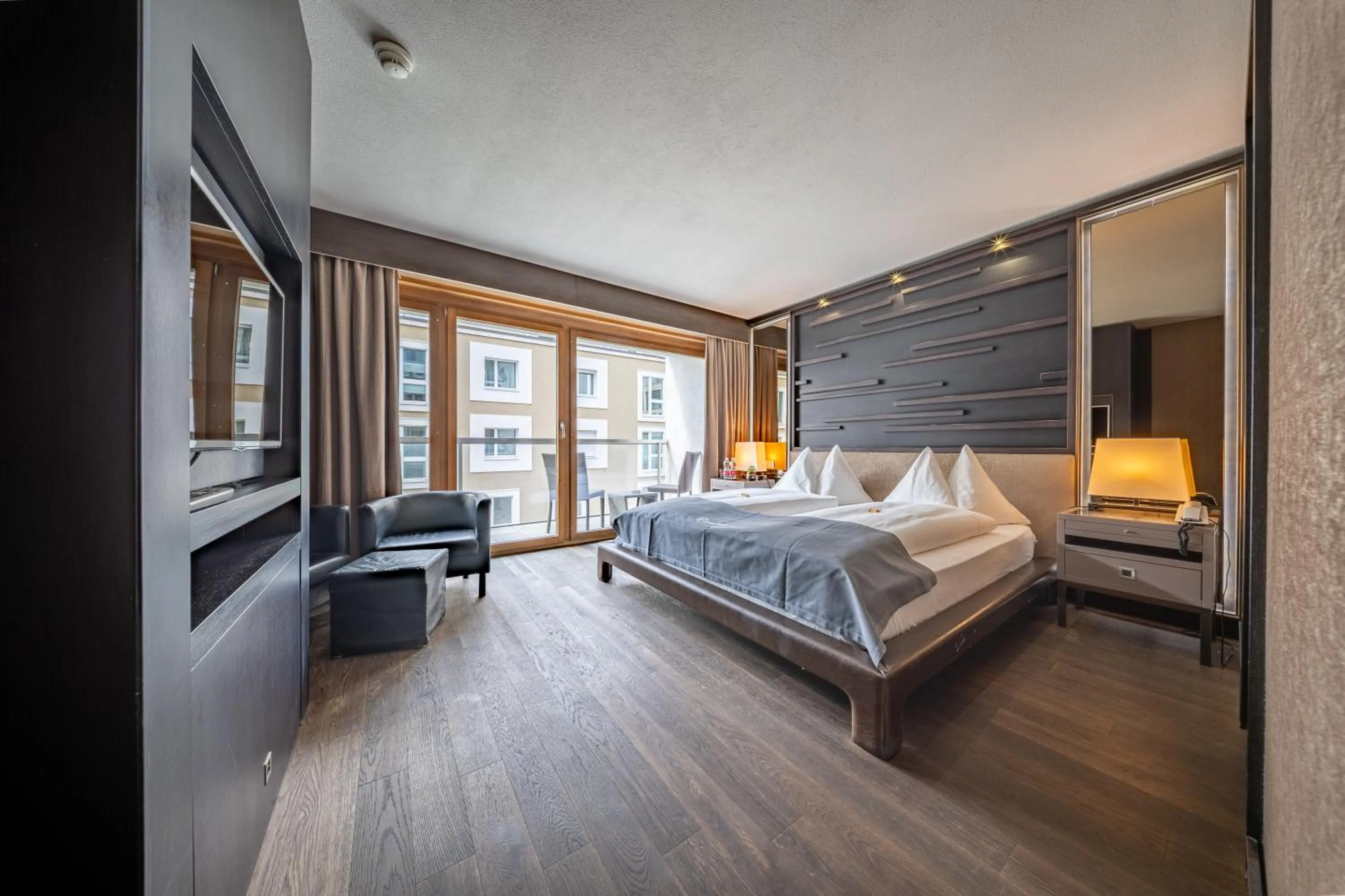 Bed in Hotel Piz St. Moritz