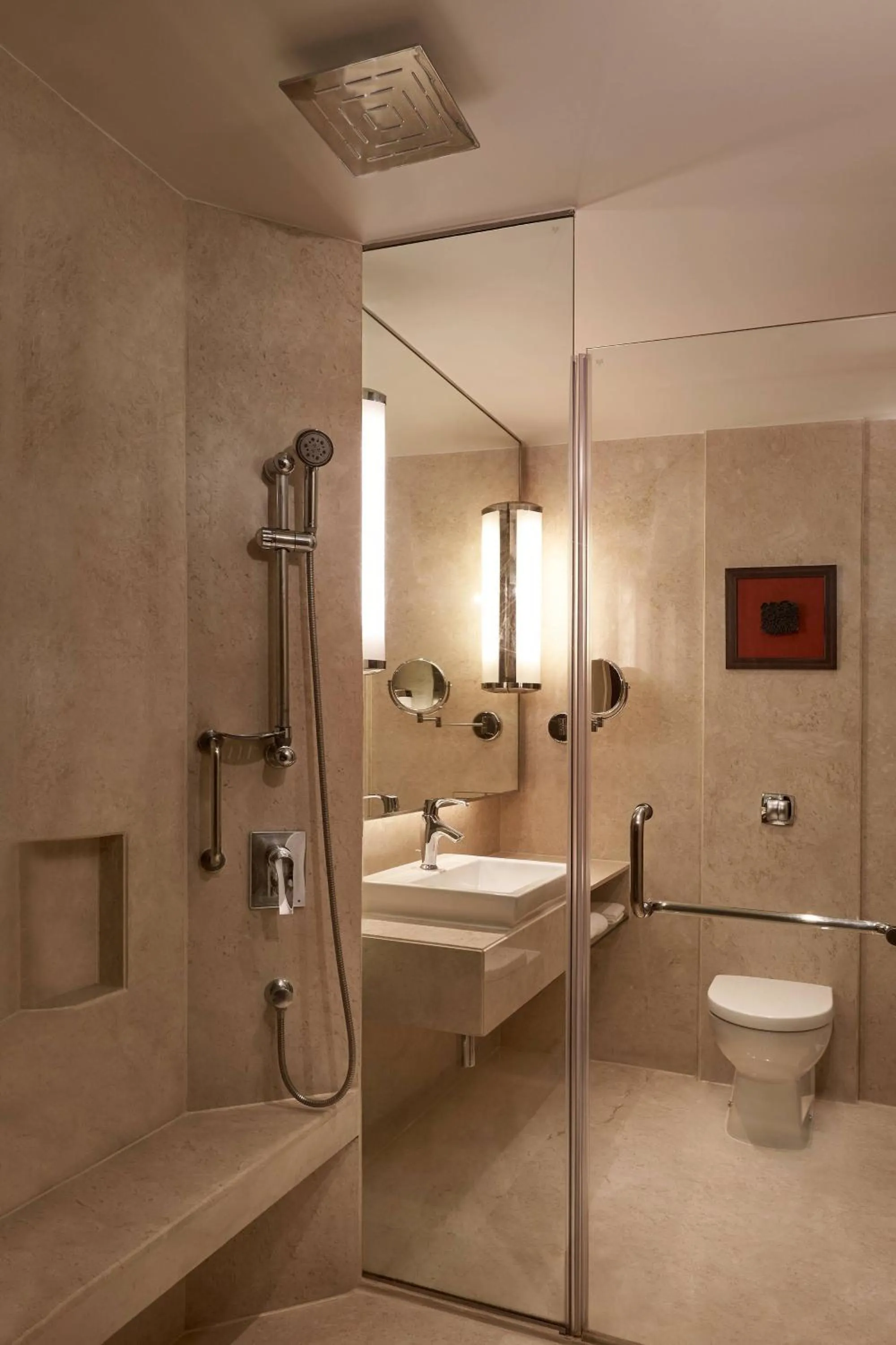 Bathroom in Courtyard by Marriott Mumbai International Airport