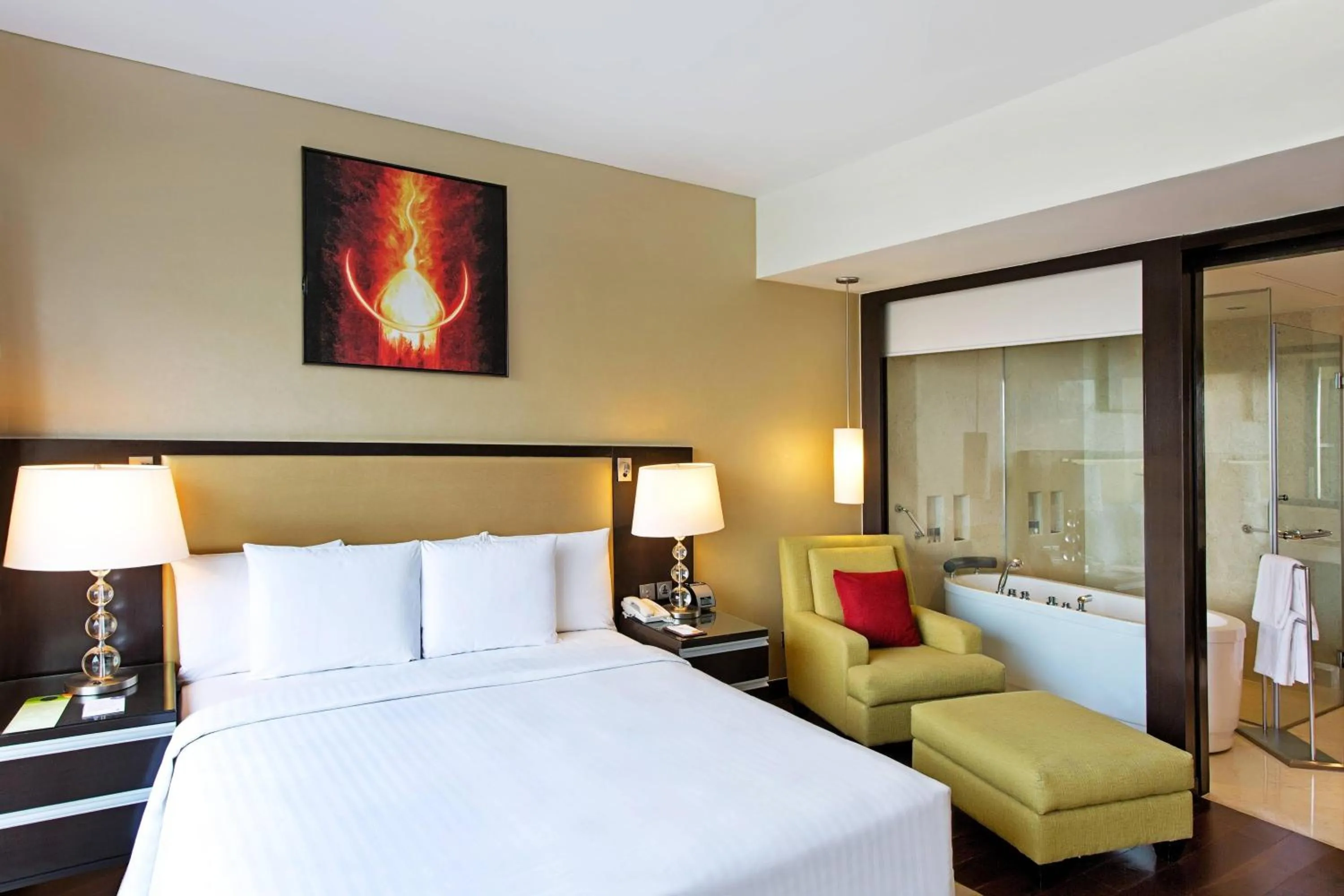 Bedroom, Bed in Courtyard by Marriott Mumbai International Airport