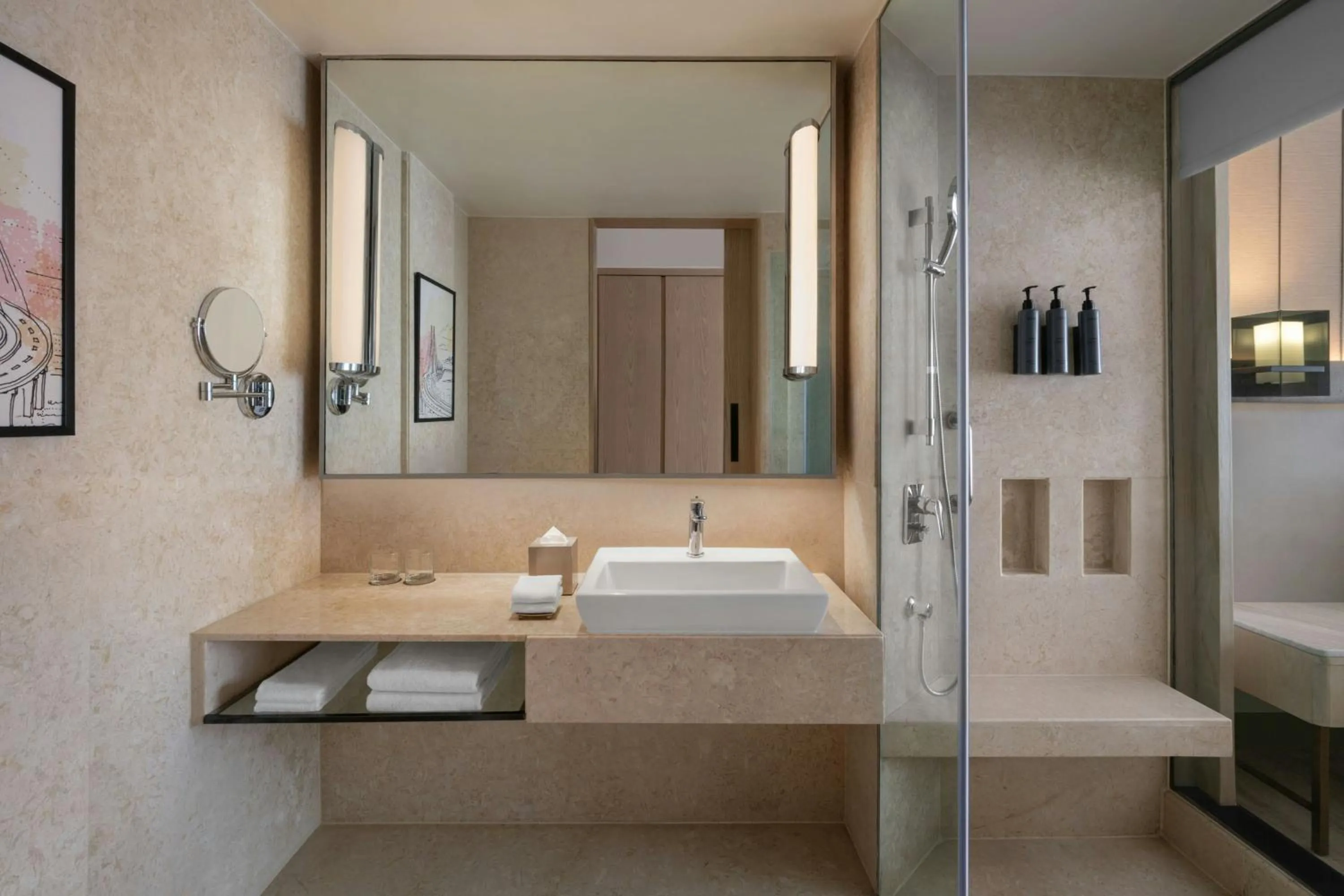 Bathroom in Courtyard by Marriott Mumbai International Airport