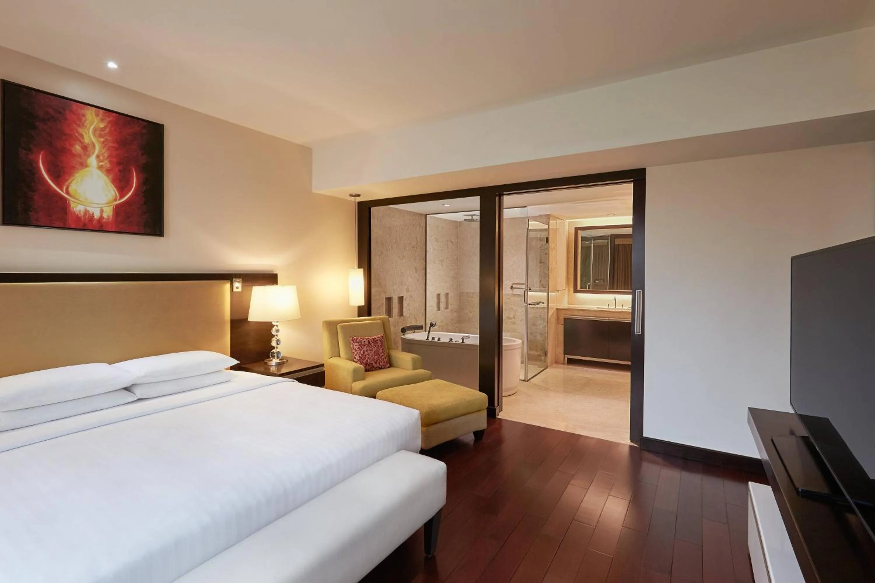 Bedroom, Bed in Courtyard by Marriott Mumbai International Airport