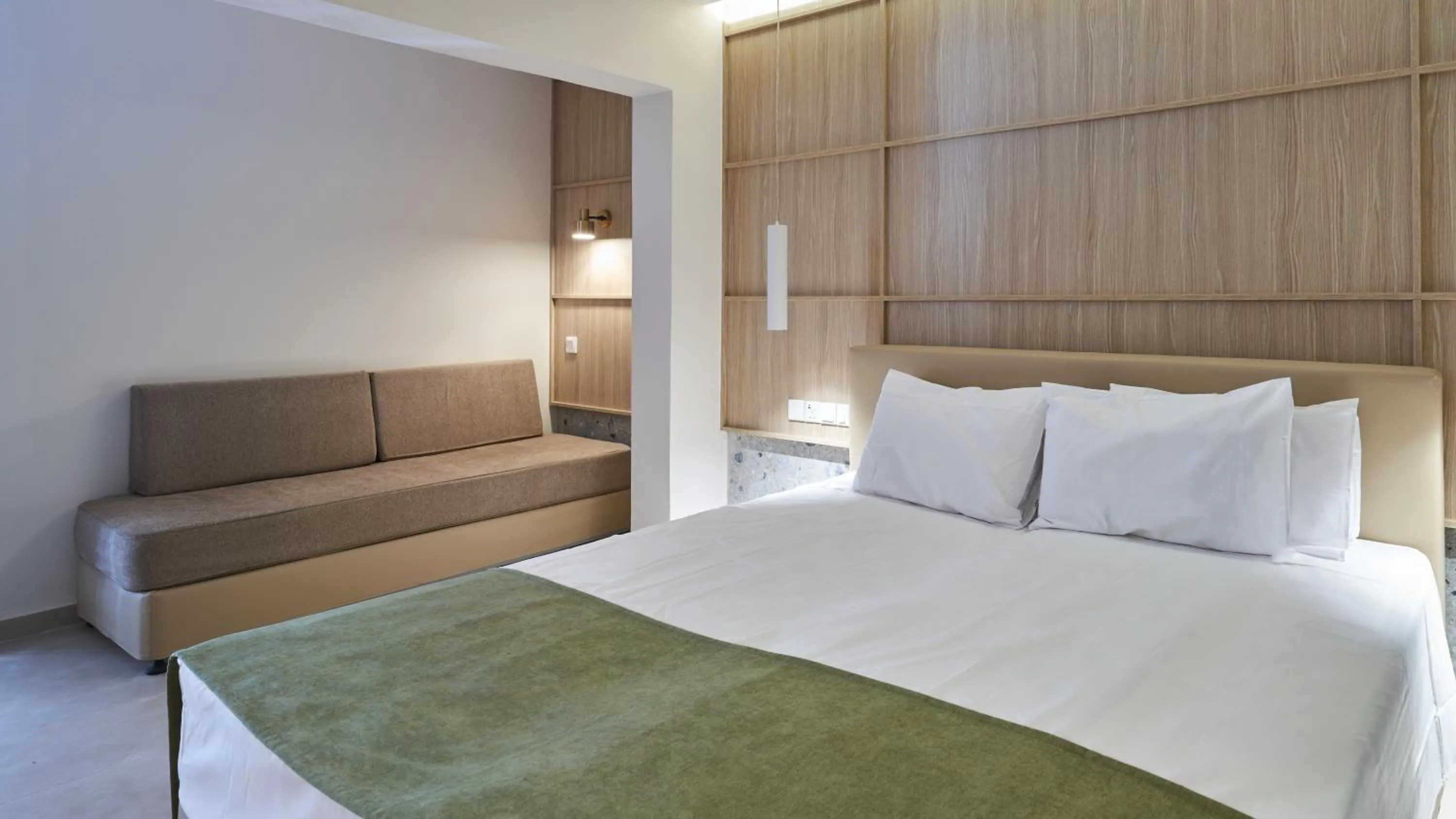 Bedroom, Bed in Eleni Holiday Resort