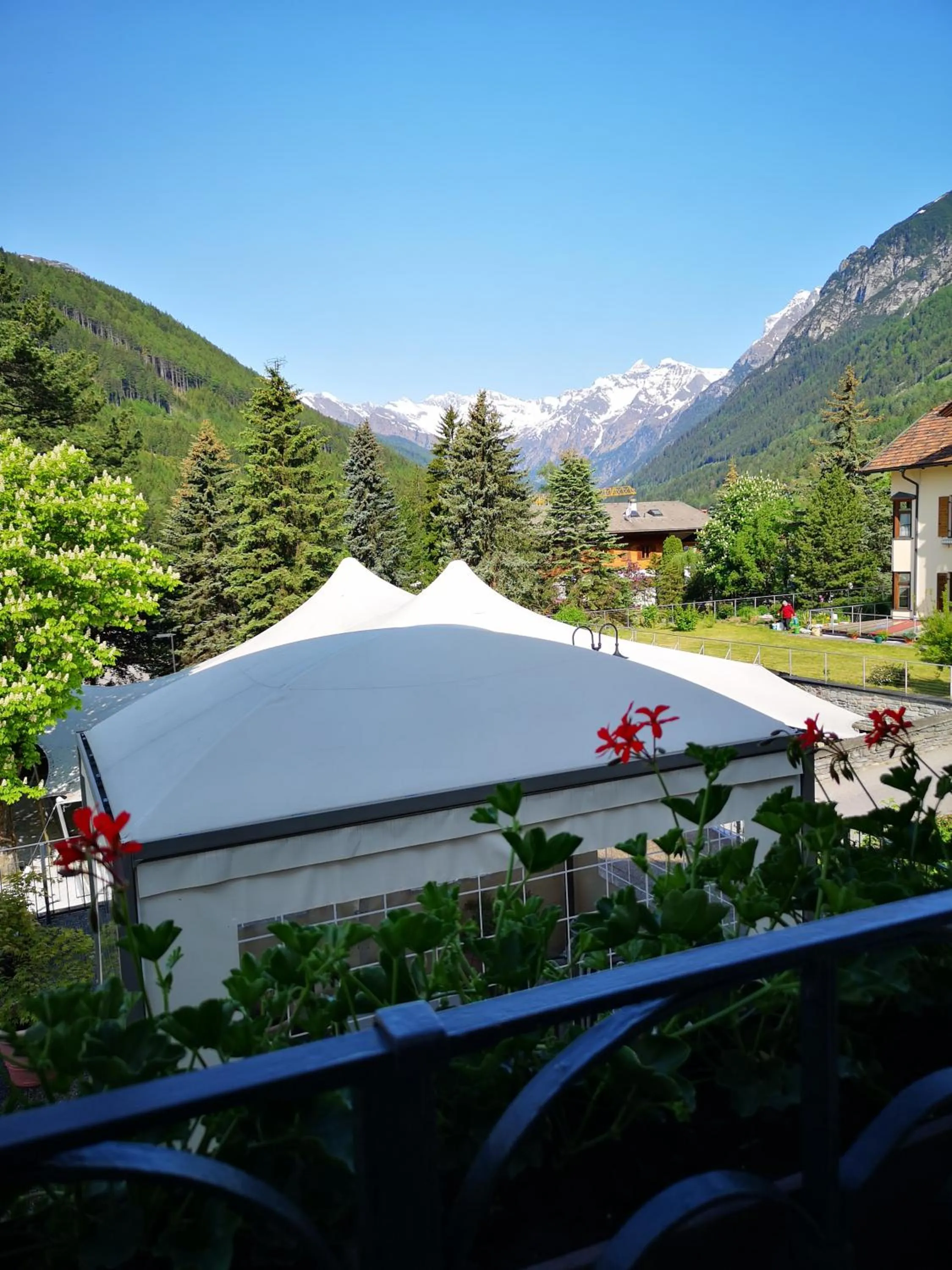 Mountain view in Hotel Schuster