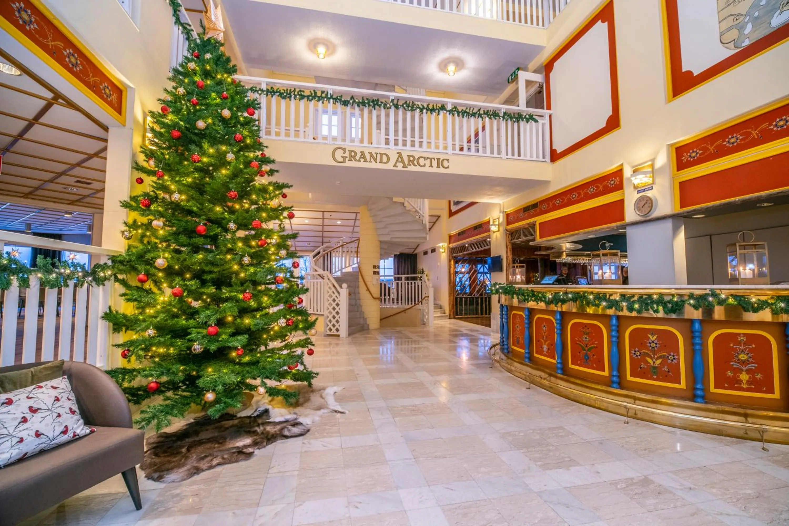 Lobby or reception in Grand Arctic Resort
