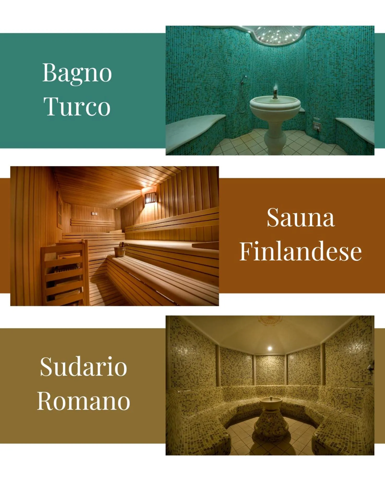 Sauna in Boscone Suite Hotel