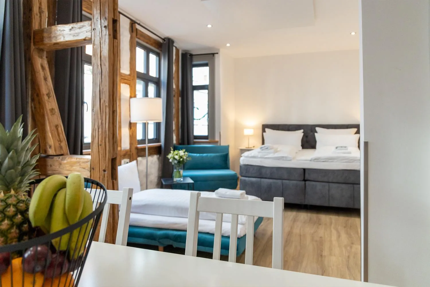 Photo of the whole room, Bed in Schiefer Suite Hotel & Apartments