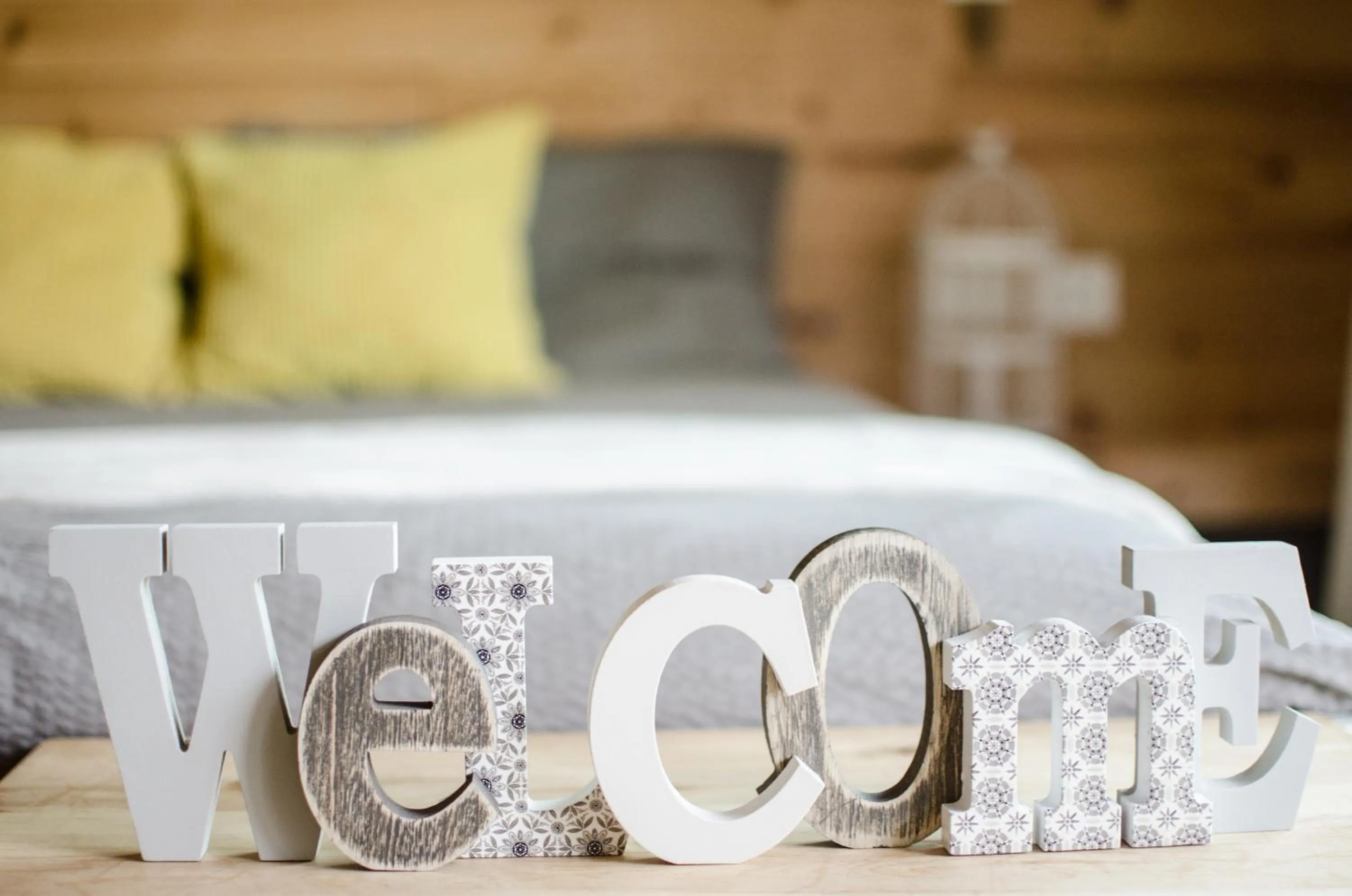 Decorative detail, Bed in B&B Lupo