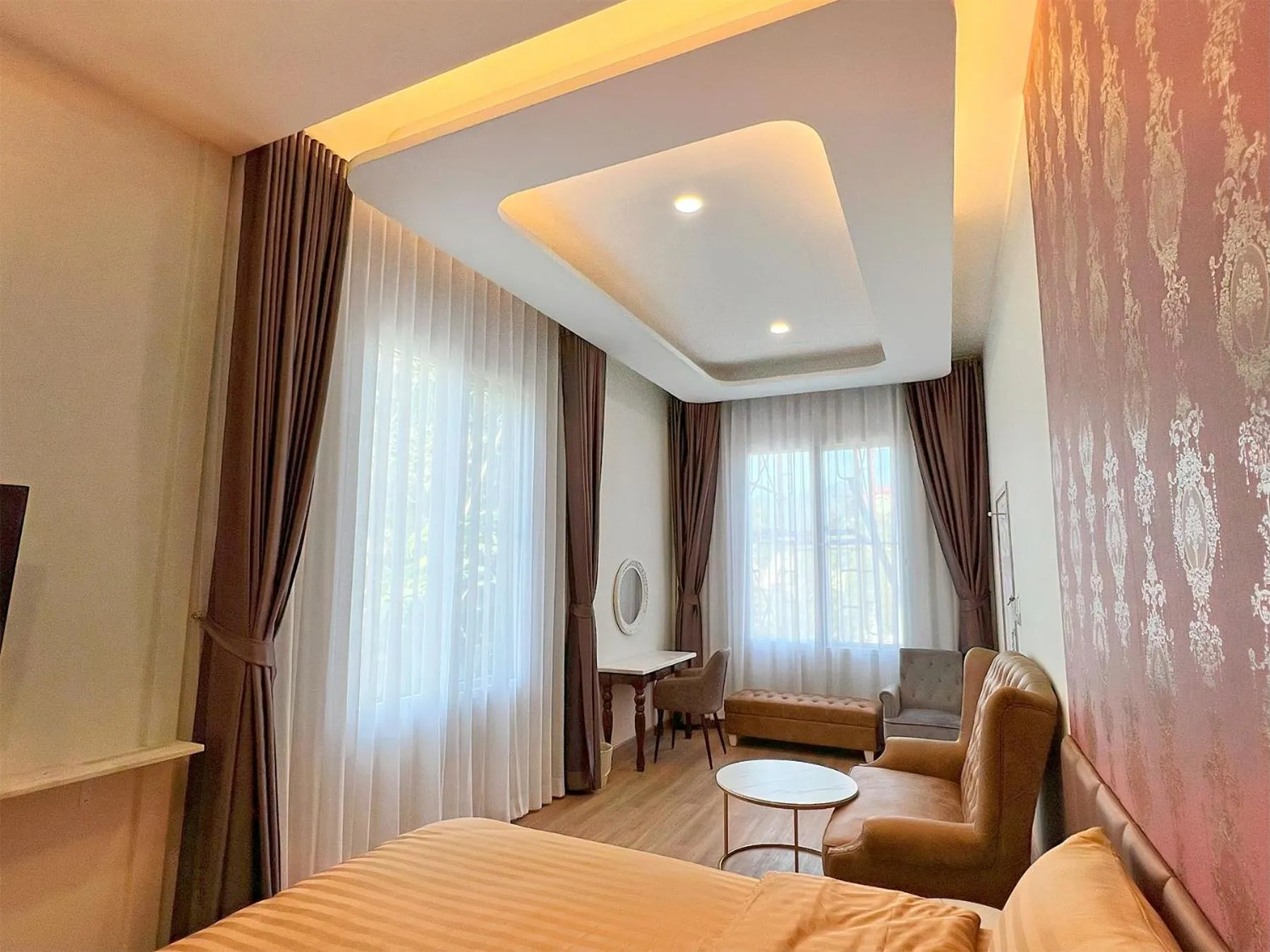 Bed in Phuiyara Resort