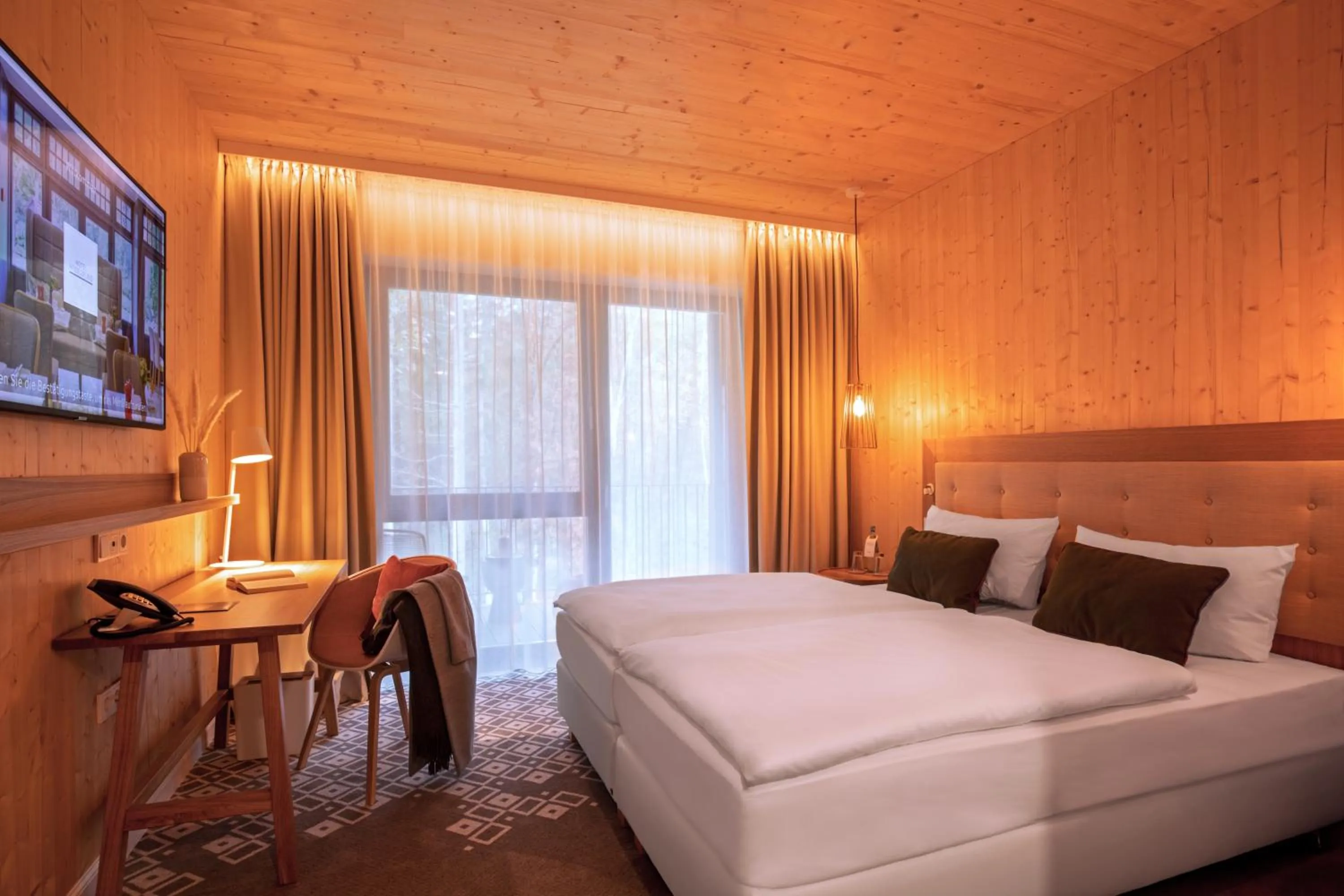 Bed in Hotel Heidegrund