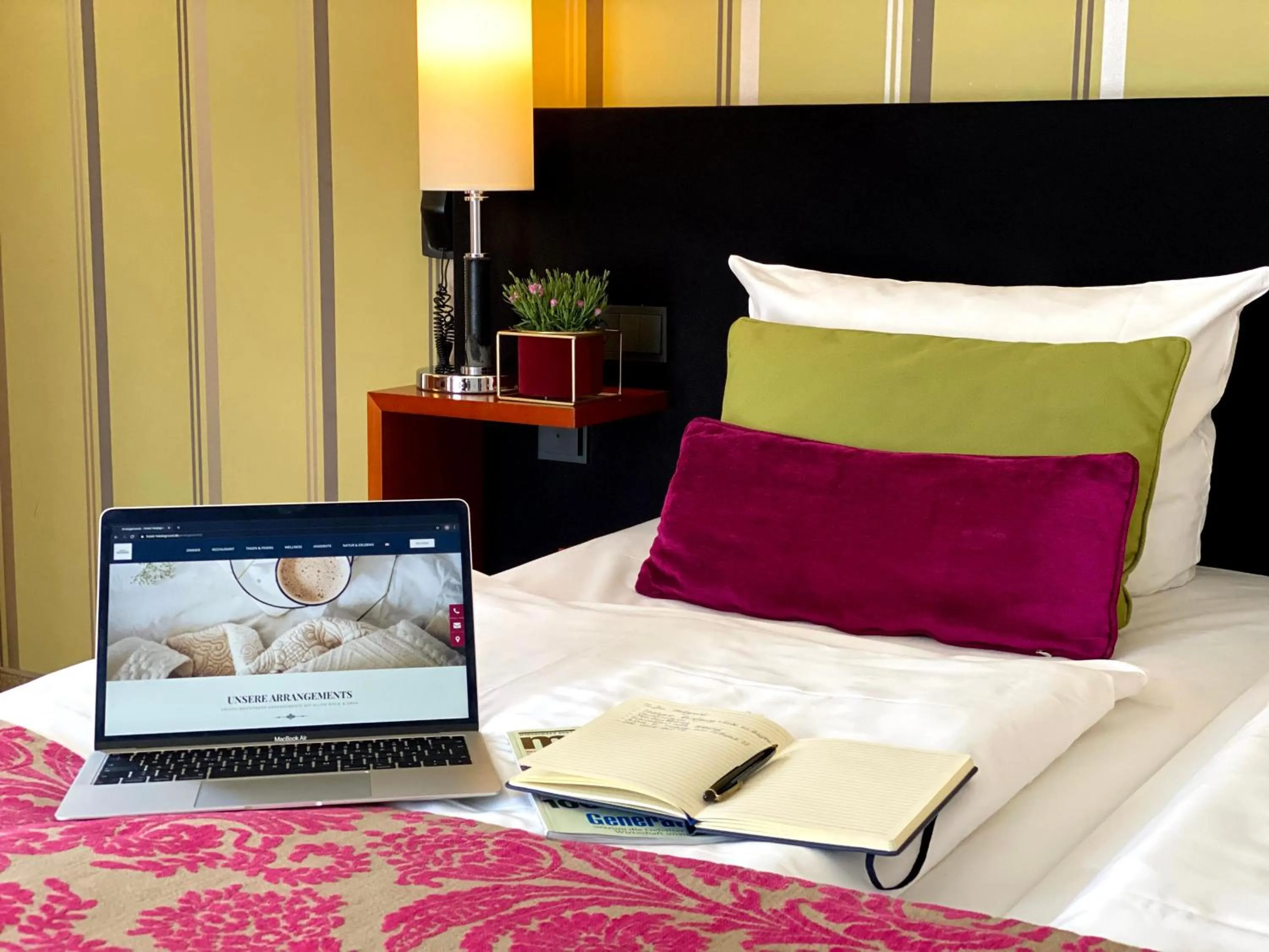 Bed in Hotel Heidegrund