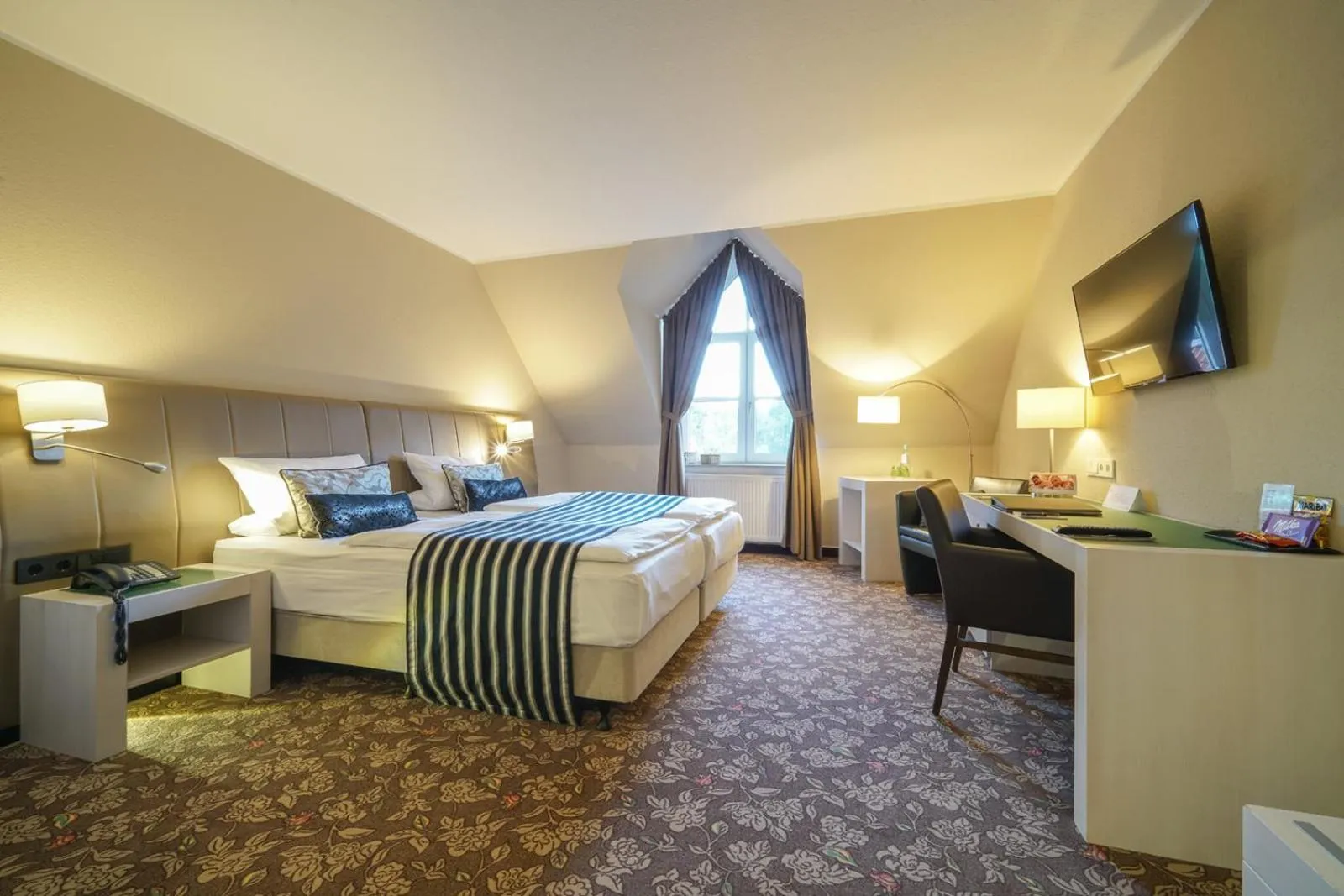 Bed in Hotel Heidegrund