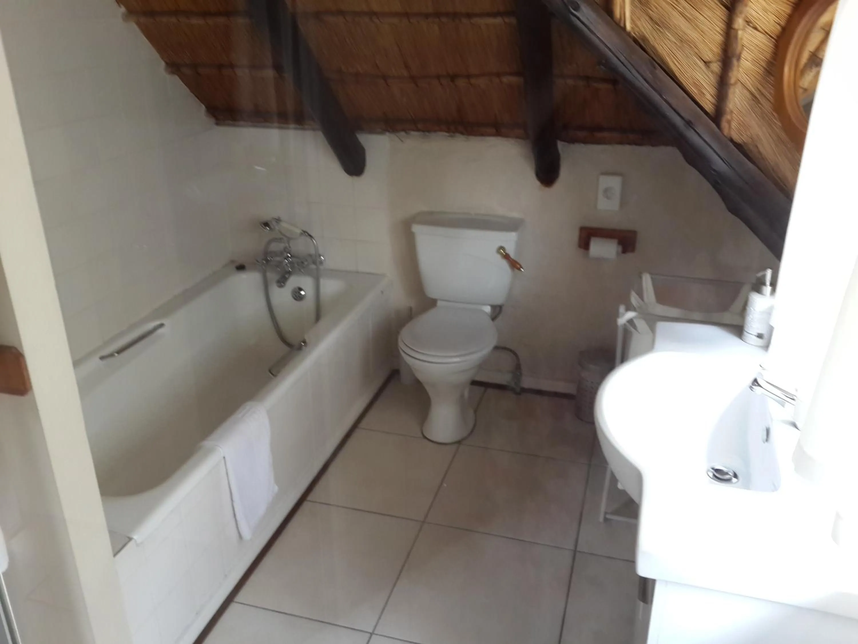 Bathroom in Thatchfoord Lodge