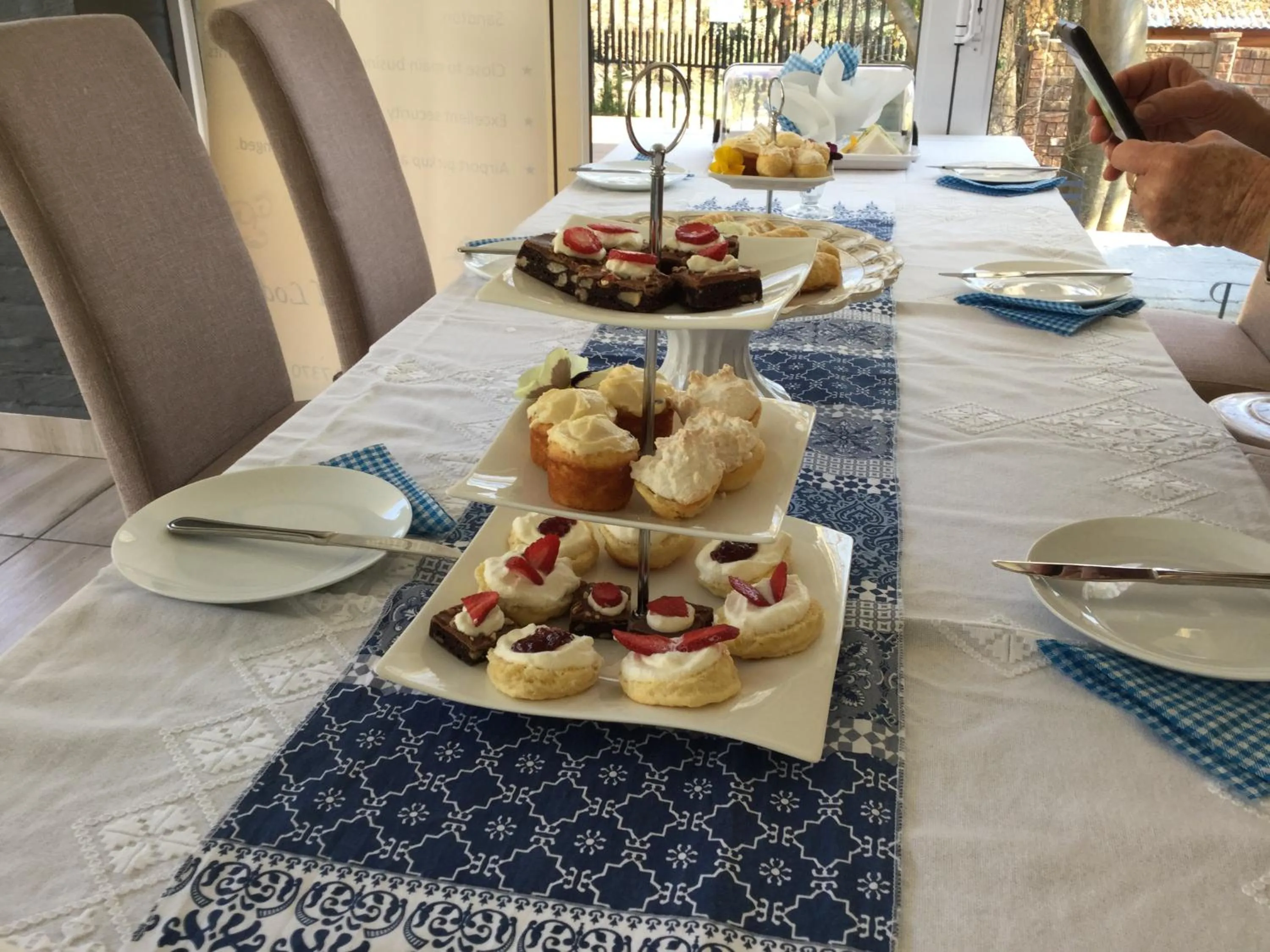 BBQ facilities in Thatchfoord Lodge