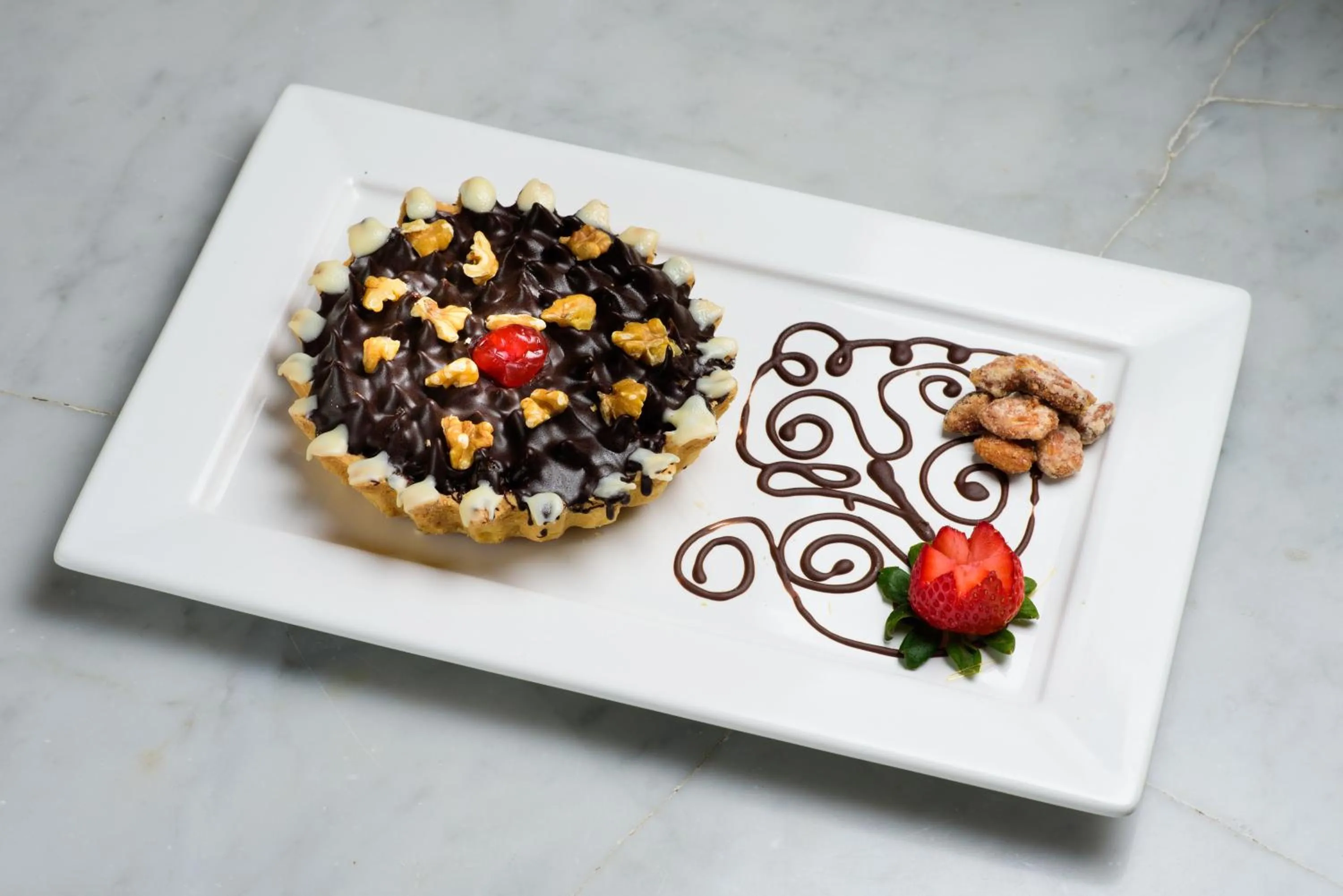 Food close-up in Lagos Del Calafate