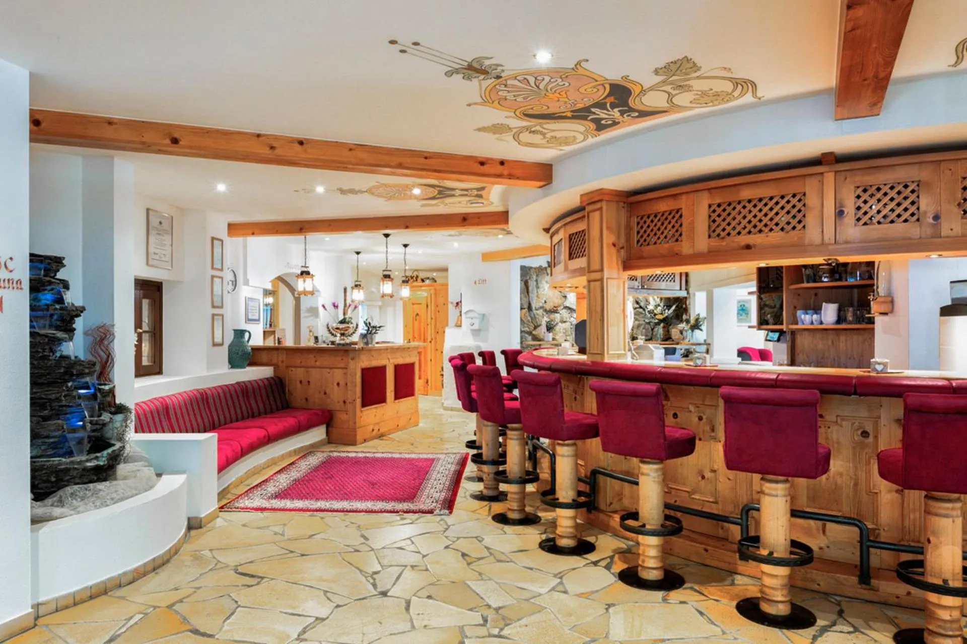 Lobby or reception in Hotel Similaun