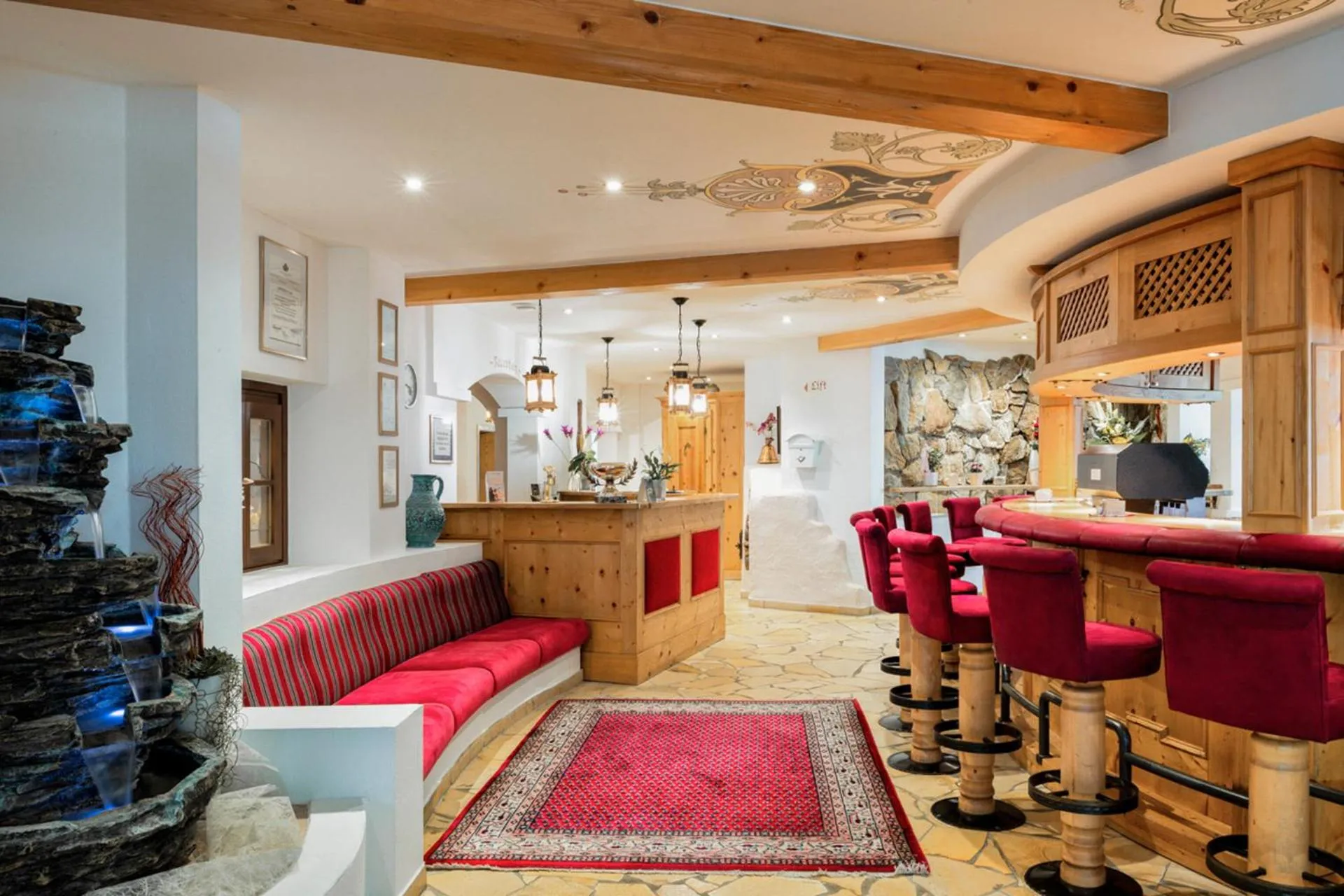 Lobby or reception in Hotel Similaun