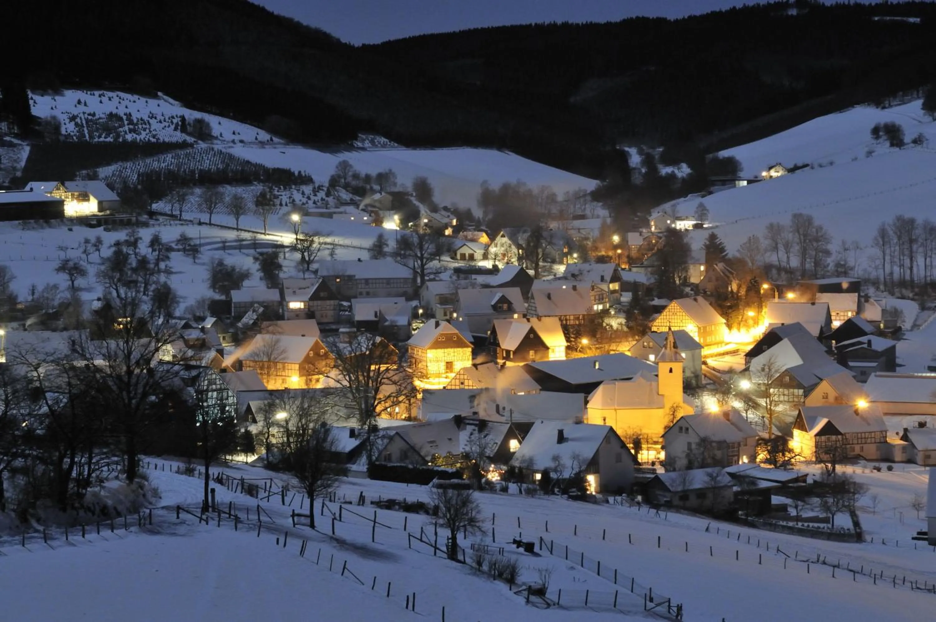 Bird's eye view in Wüllner's Landgasthof