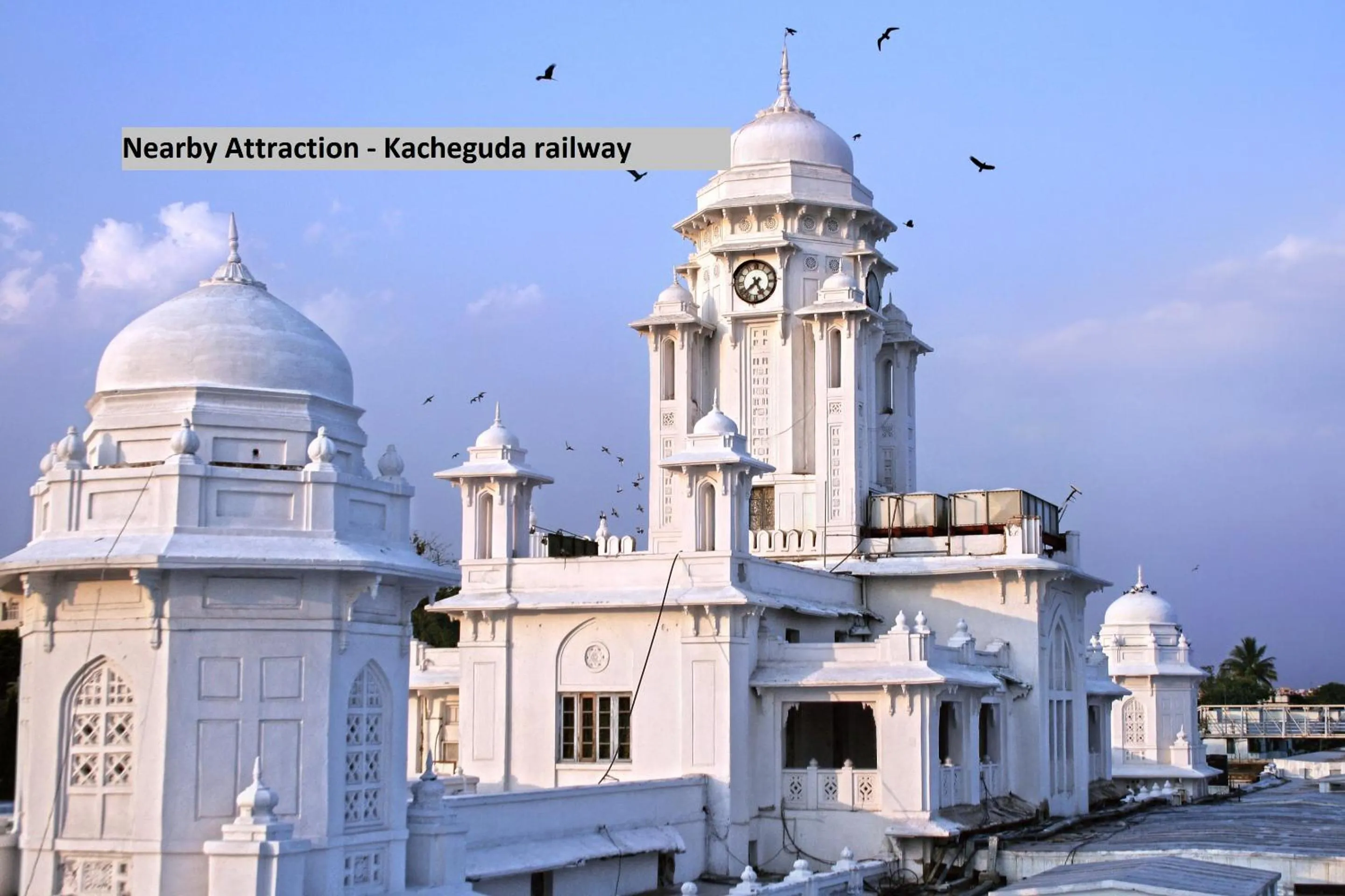 Nearby landmark in Hotel O Kachiguda Railway Station