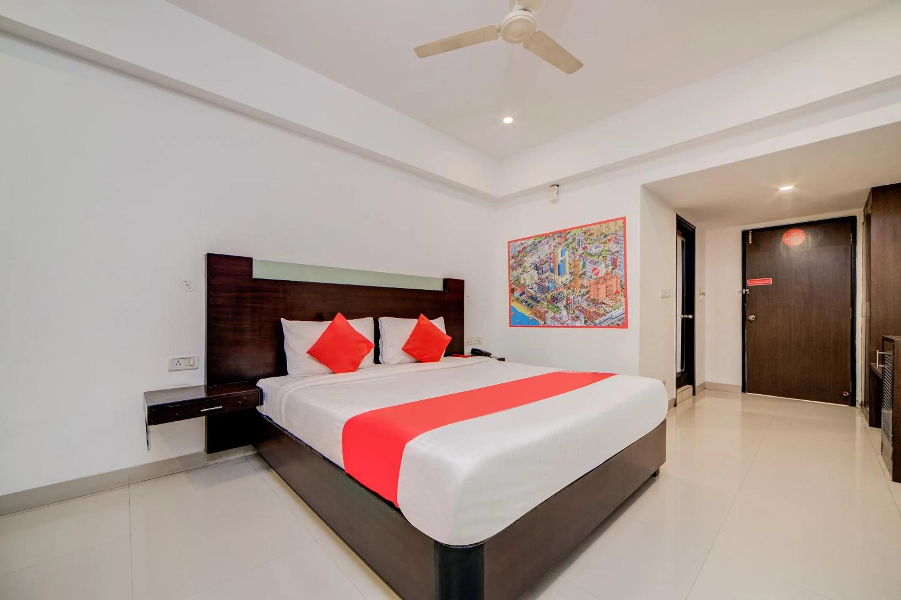 Bedroom, Bed in Hotel O Kachiguda Railway Station