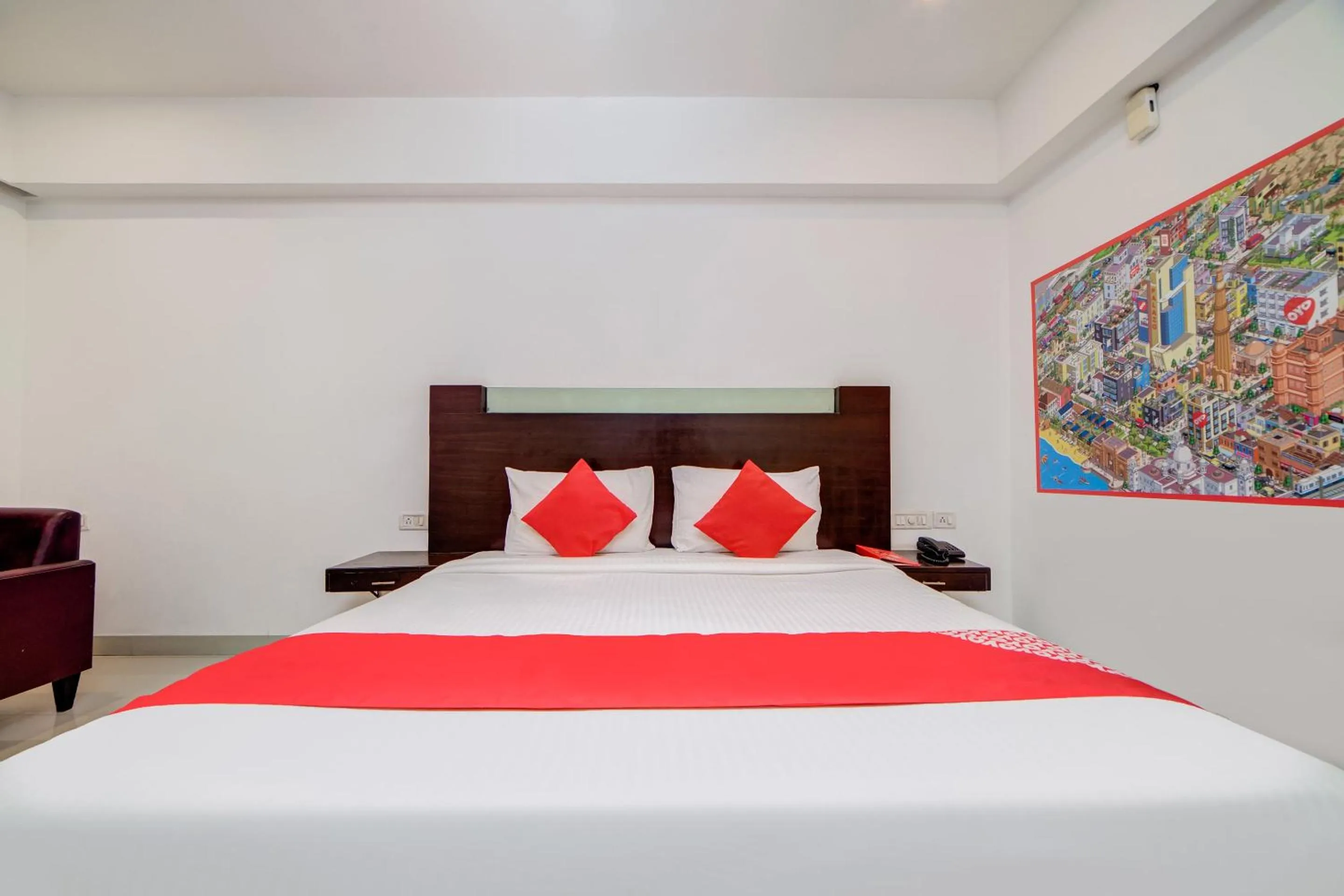 Bedroom, Bed in Hotel O Kachiguda Railway Station