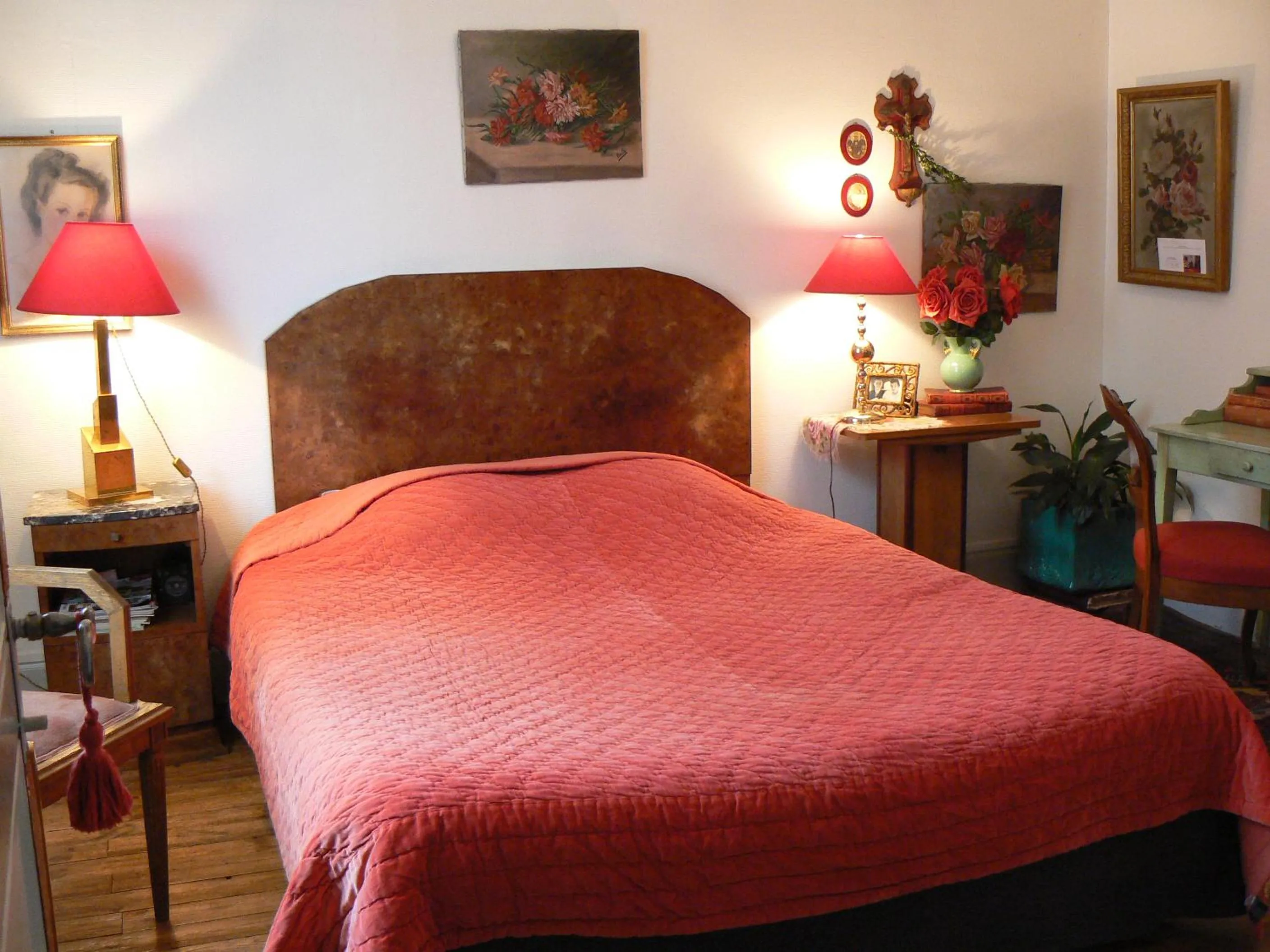 Bed in Chambres d'hôtes la Graineterie
