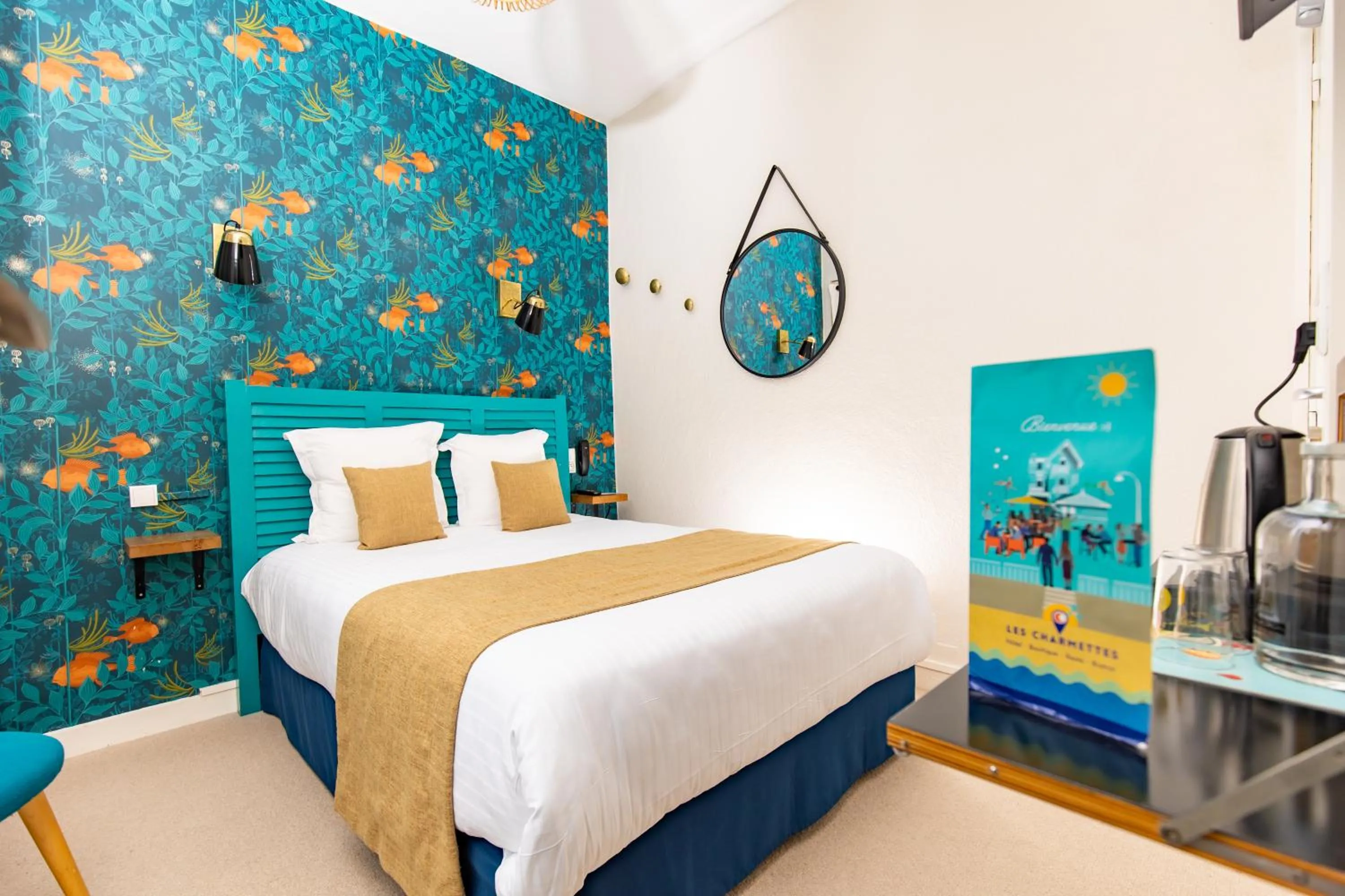 Coffee/tea facilities, Bed in Les Charmettes