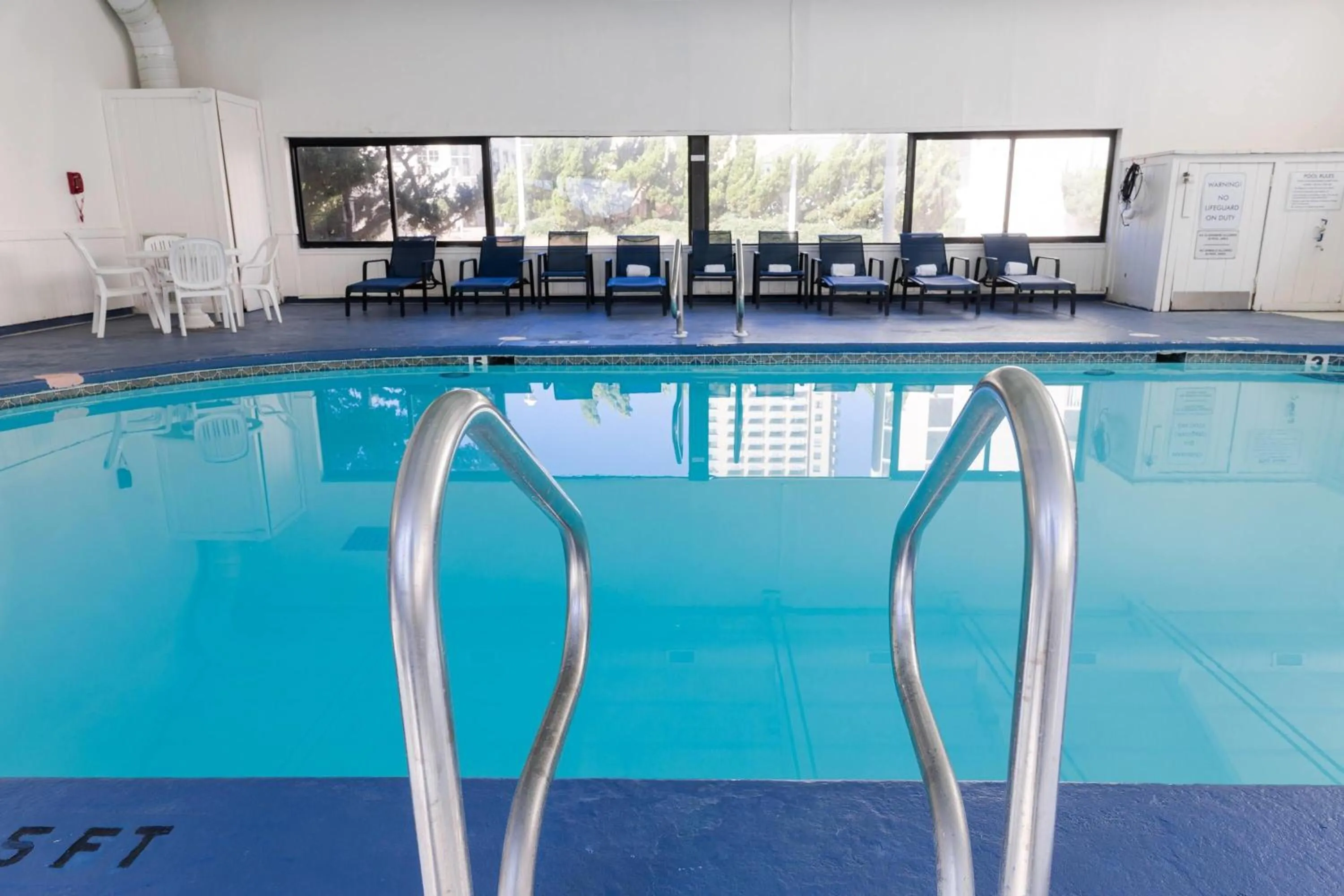 Pool view in Ramada Plaza by Wyndham Virginia Beach Oceanfront